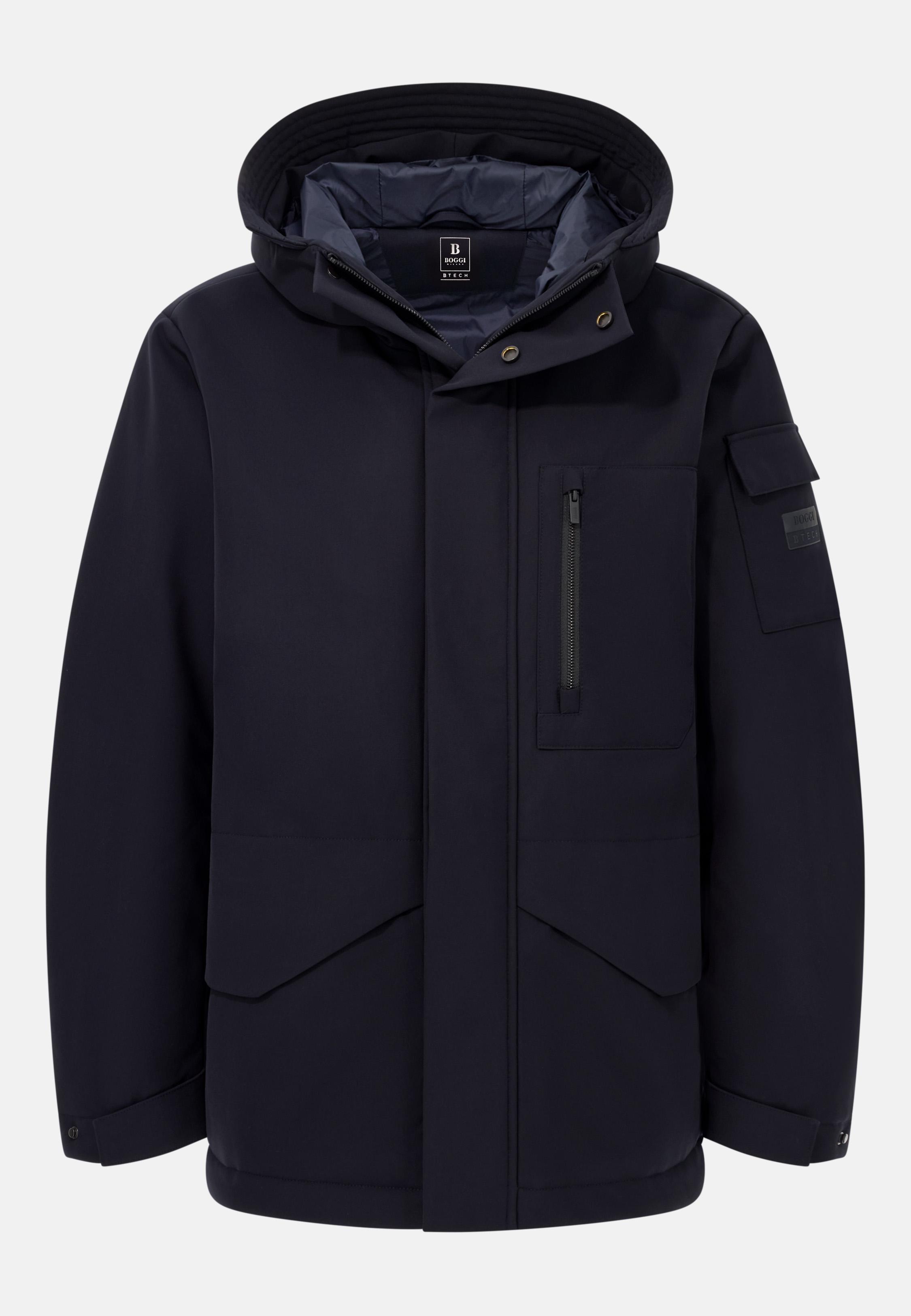Technical Fabric B Tech Parka Blue, Navy blue, medium