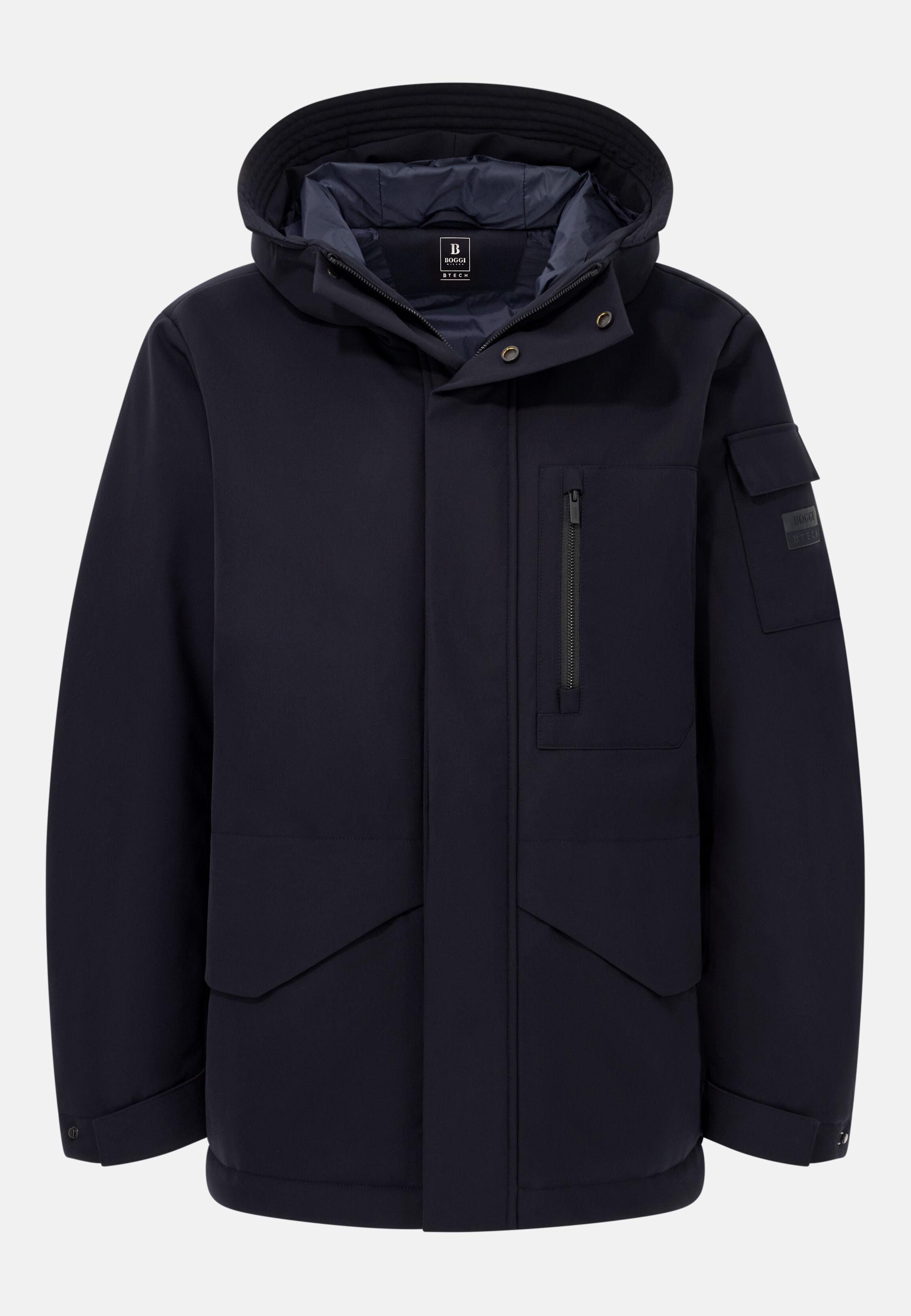 Technical Fabric B Tech Parka Blue, Navy blue, large image number 4