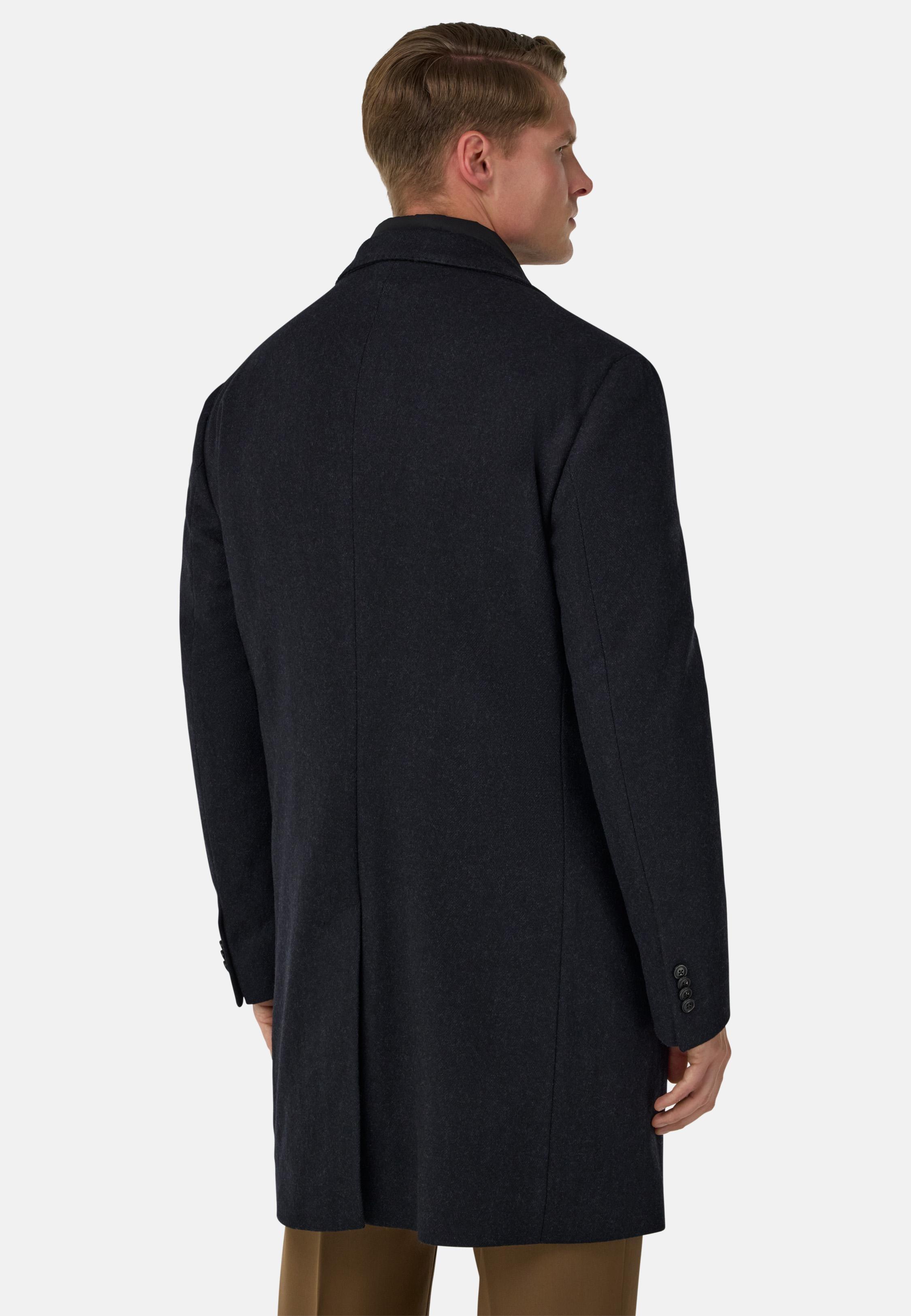 Wool Coat With Gilet Blue, Navy blue, large image number 1
