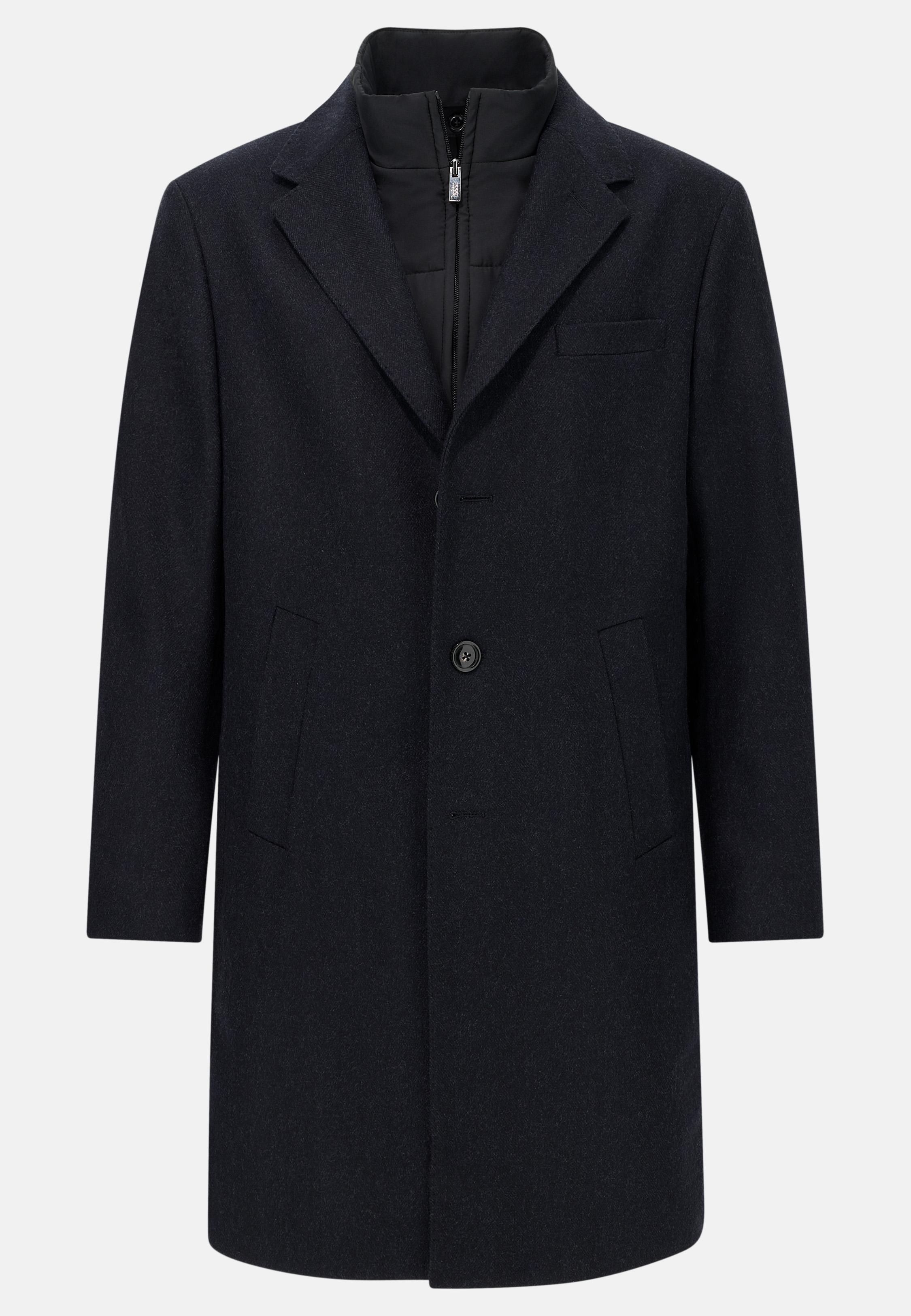 Wool Coat With Gilet Blue, Navy blue, large image number 3