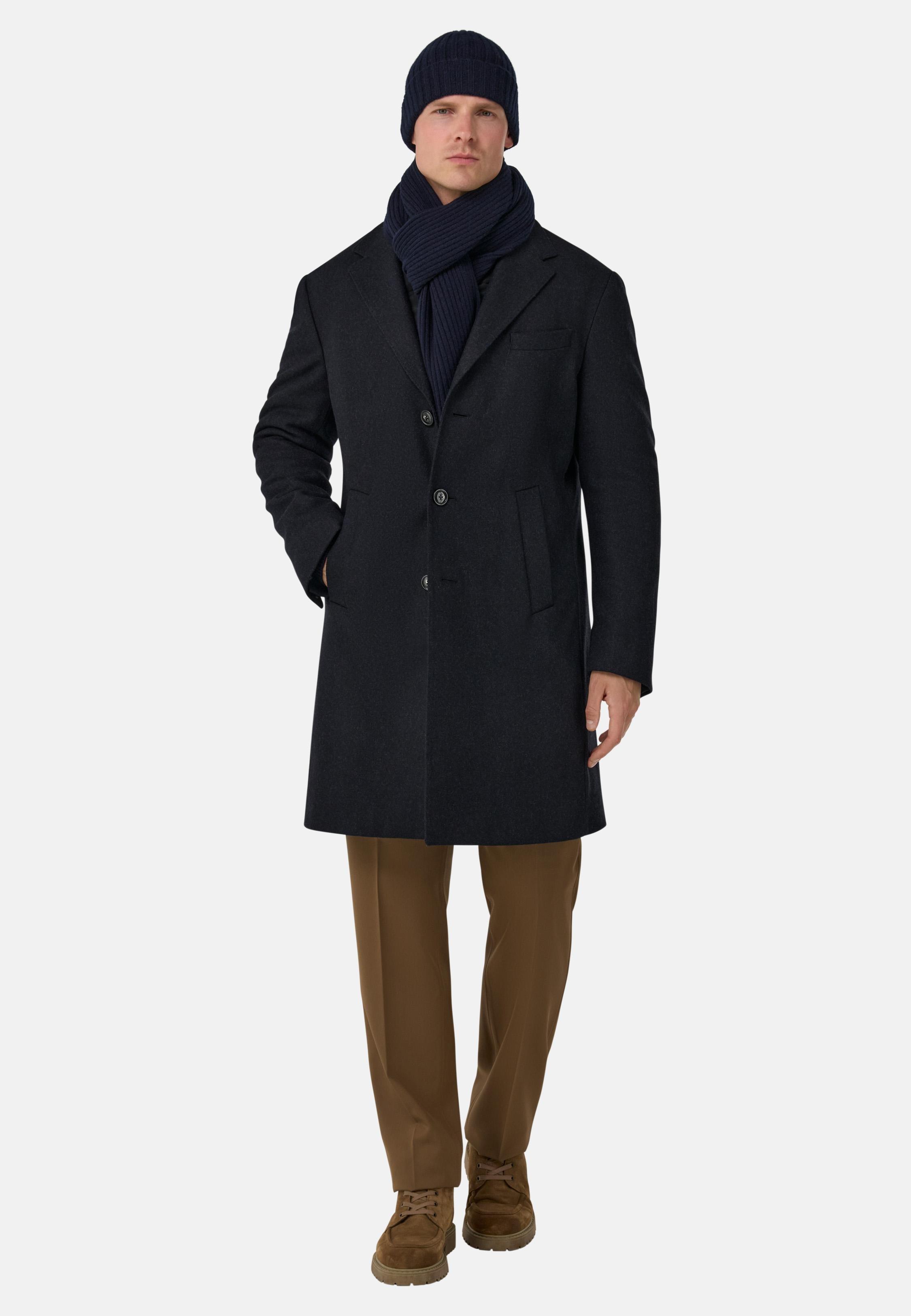 Wool Coat With Gilet Blue, Navy blue, large image number 4