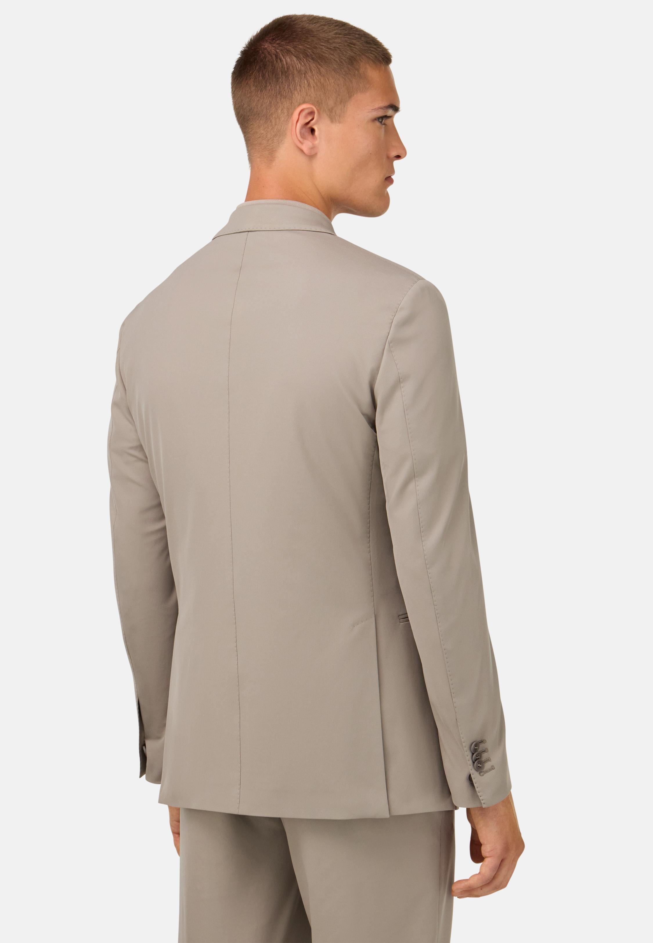 B-Tech Stretch Nylon Jacket Brown, , large image number 1