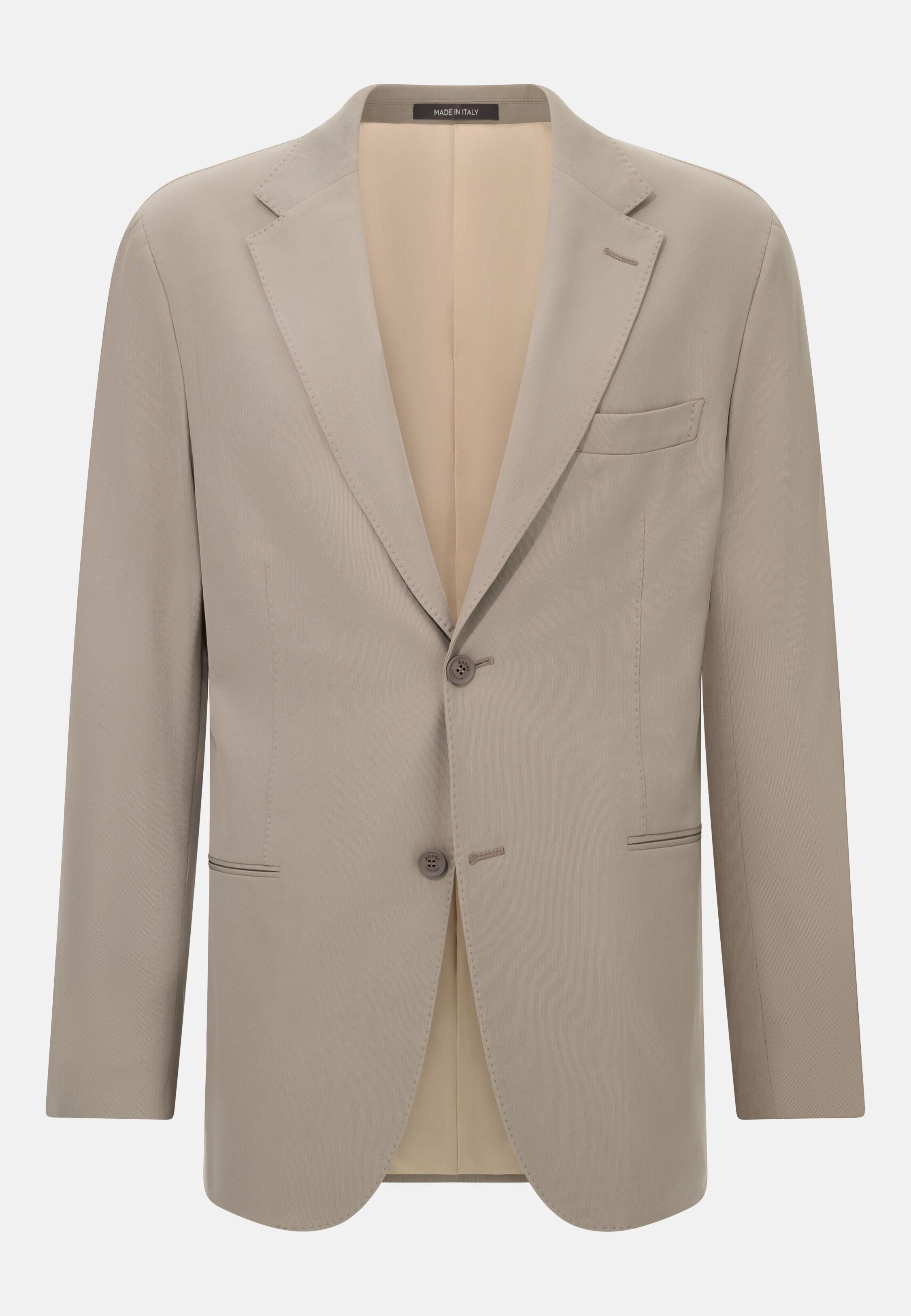 B-Tech Stretch Nylon Jacket Brown, Taupe, large image number 4