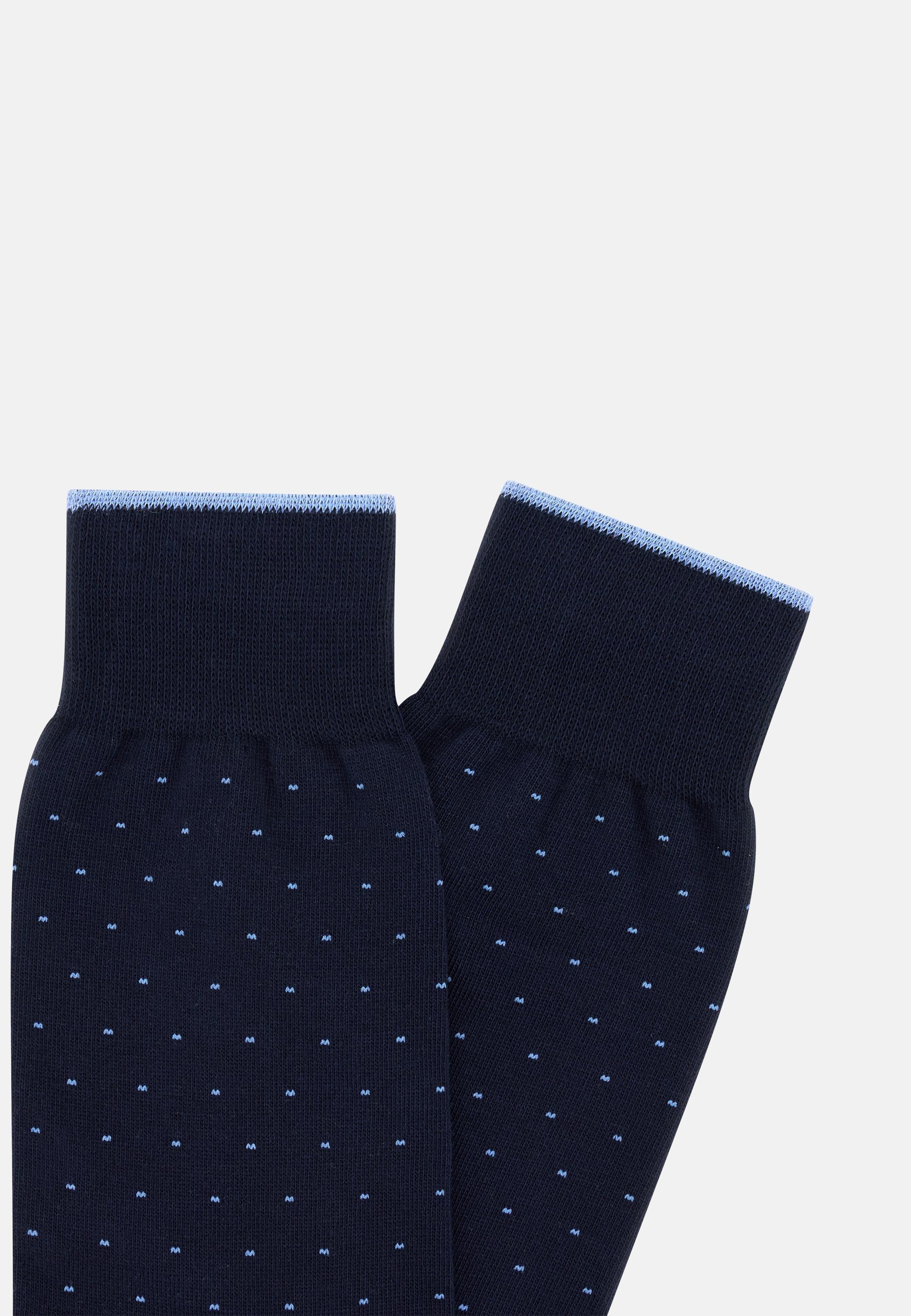 Pinpoint Socks Blue, Navy blue, large image number 0