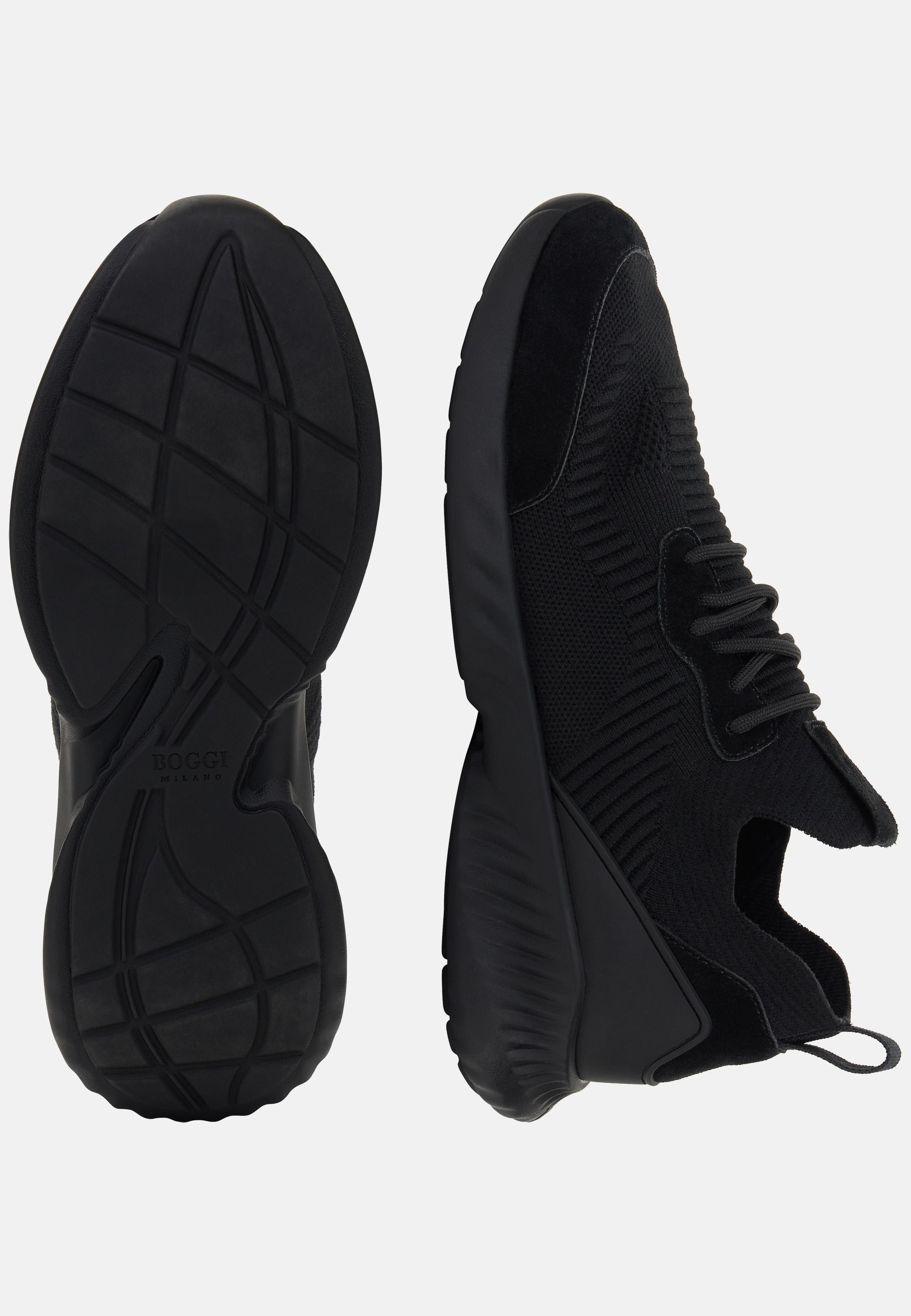 Willow Wool Blend Trainers Black, Black, medium