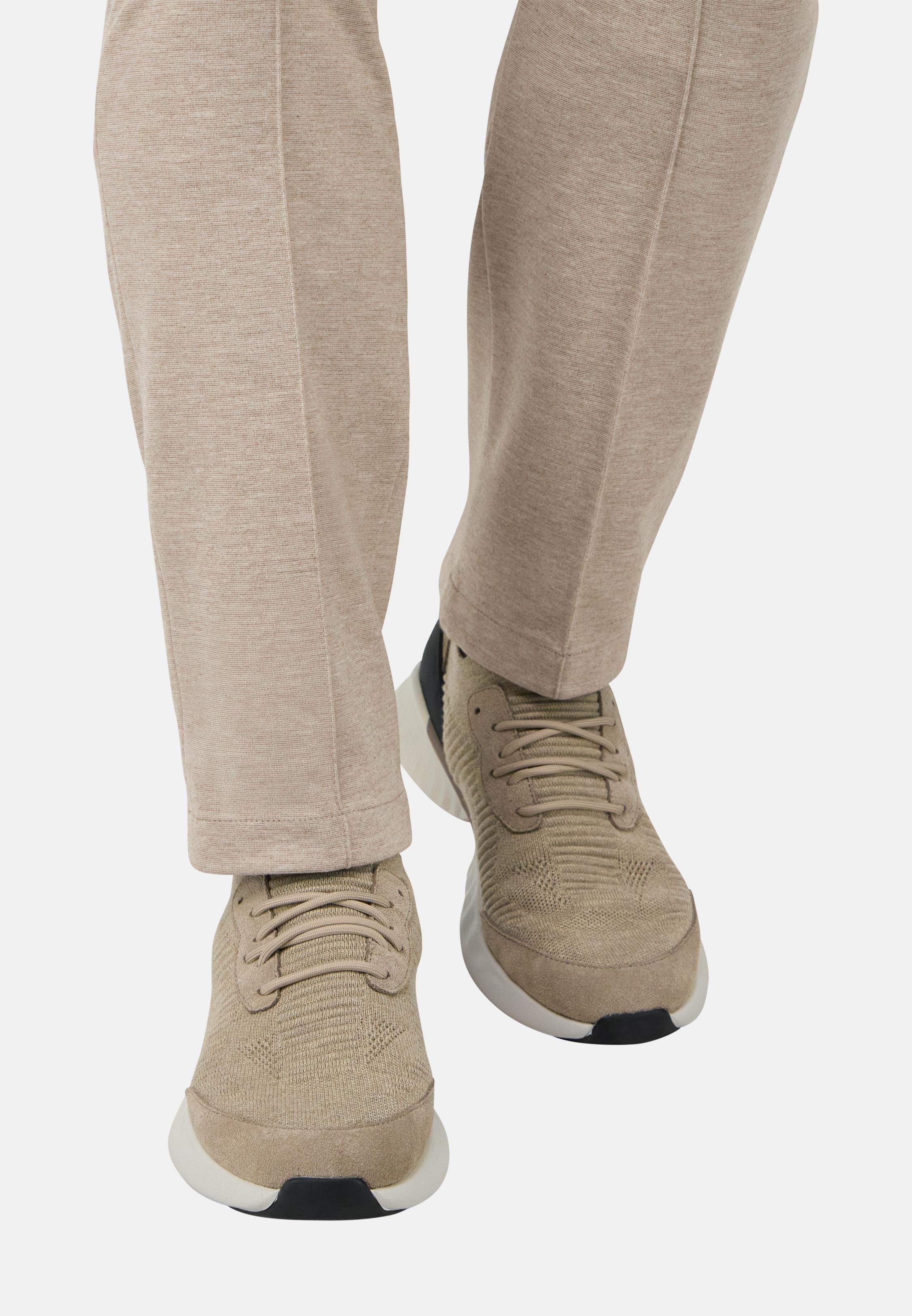 BROWN Willow Wool Blend Trainers, , large image number 0