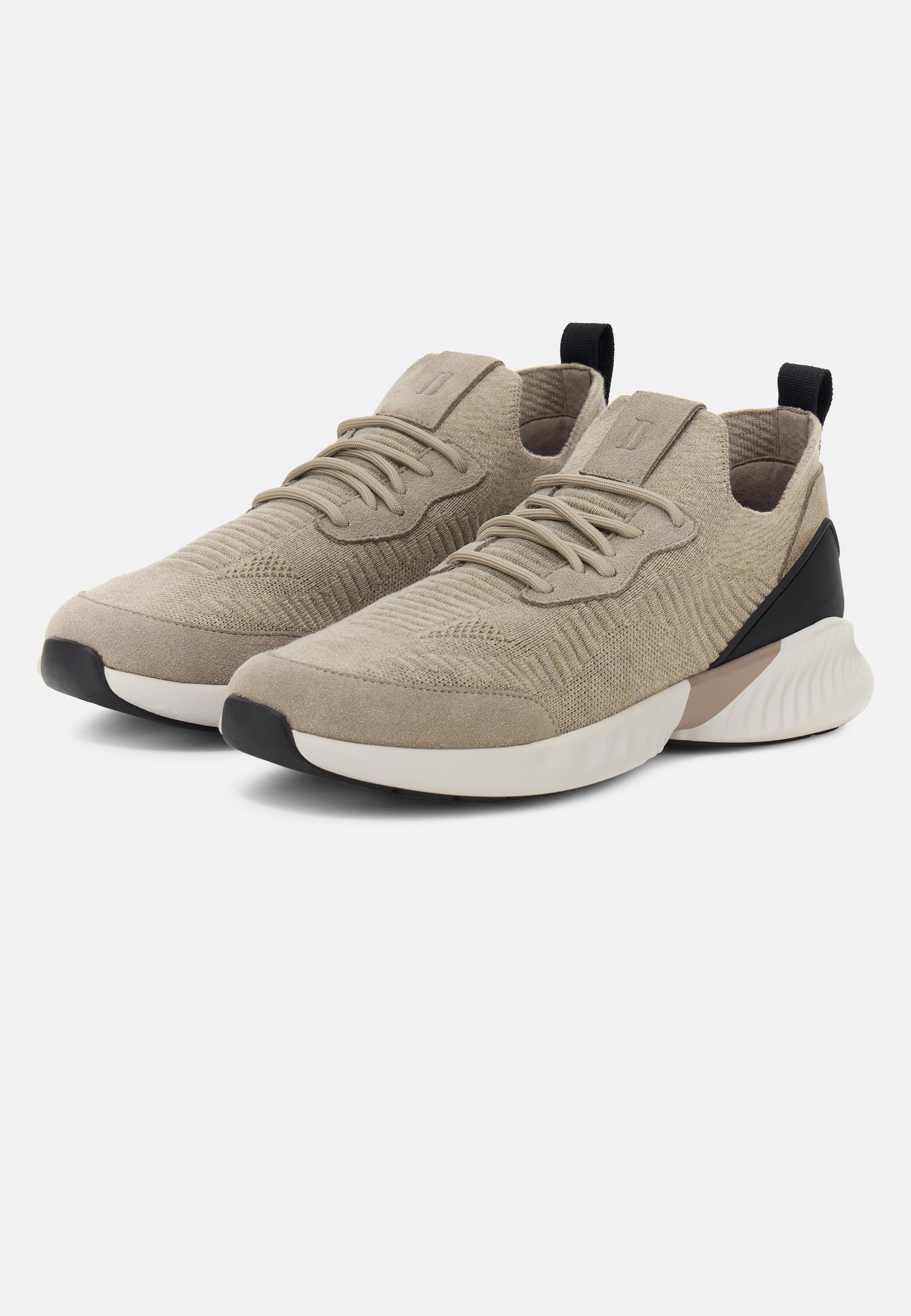 BROWN Willow Wool Blend Trainers, , large image number 1