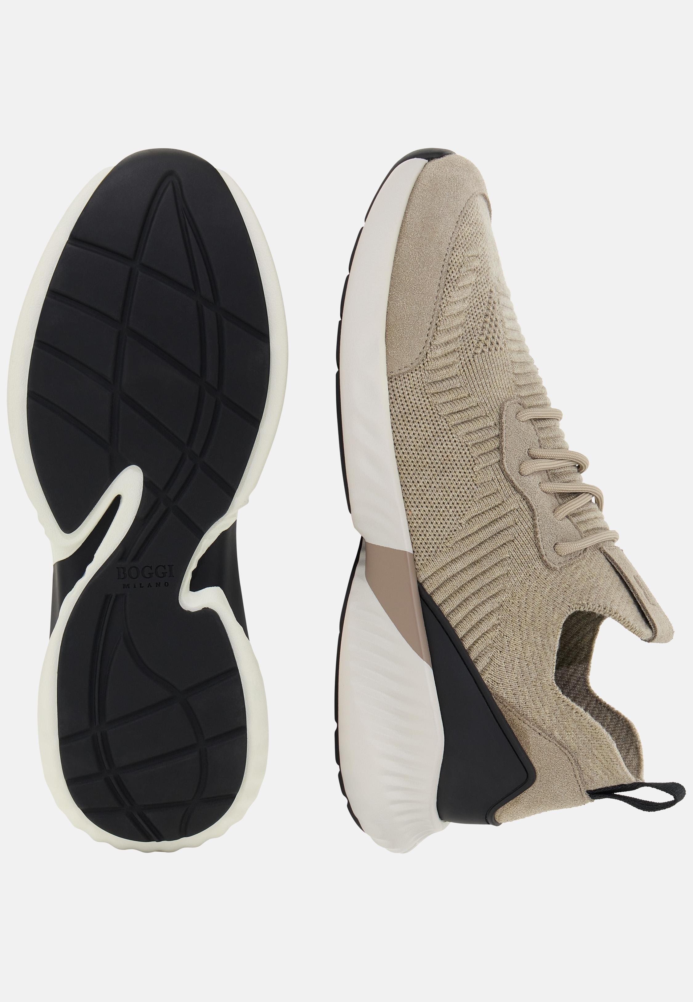 BROWN Willow Wool Blend Trainers, , large image number 2