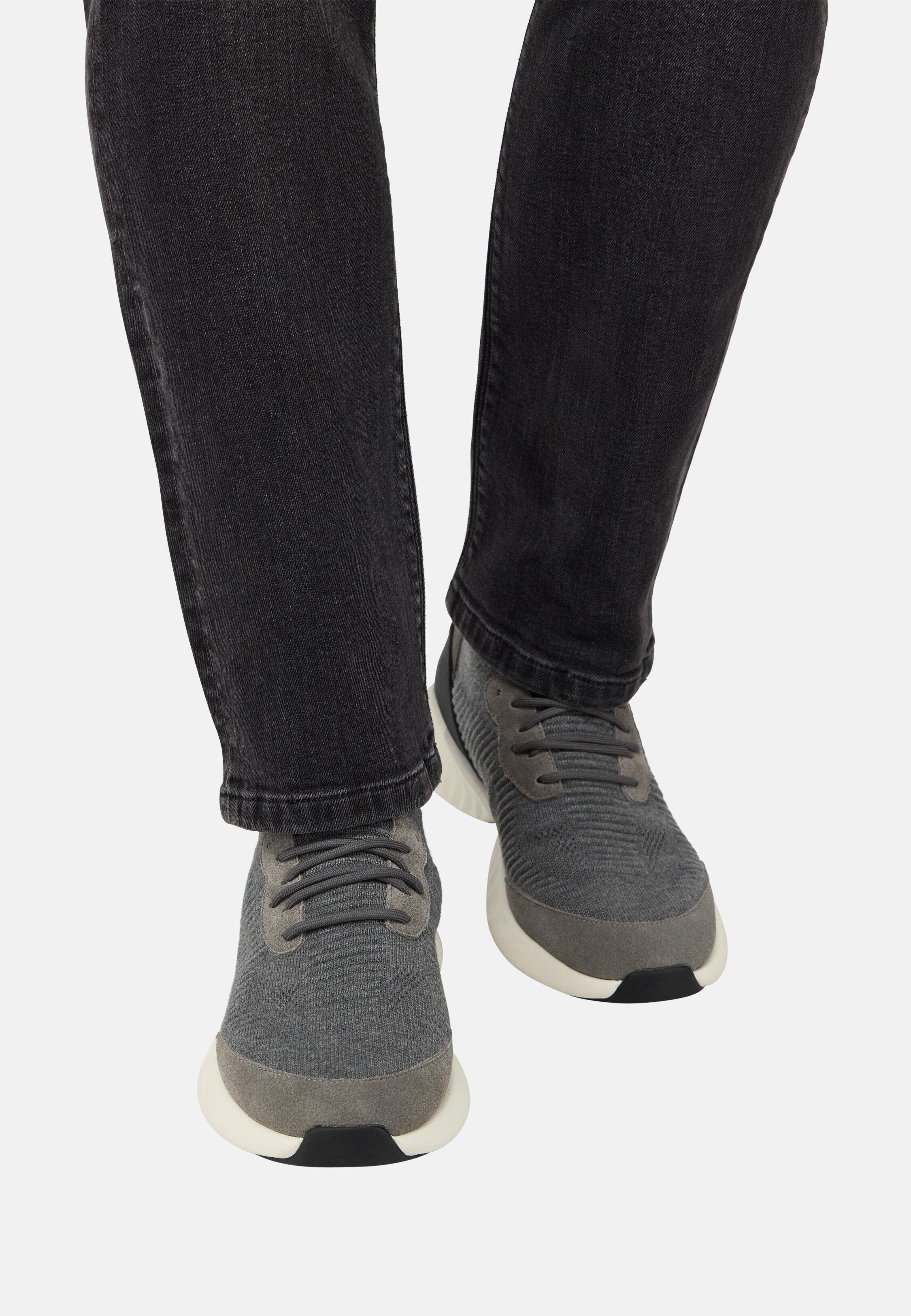 حذاء رياضي ويلو من مزيج الصوف، رمادي, 3901_GREY, large image number 0