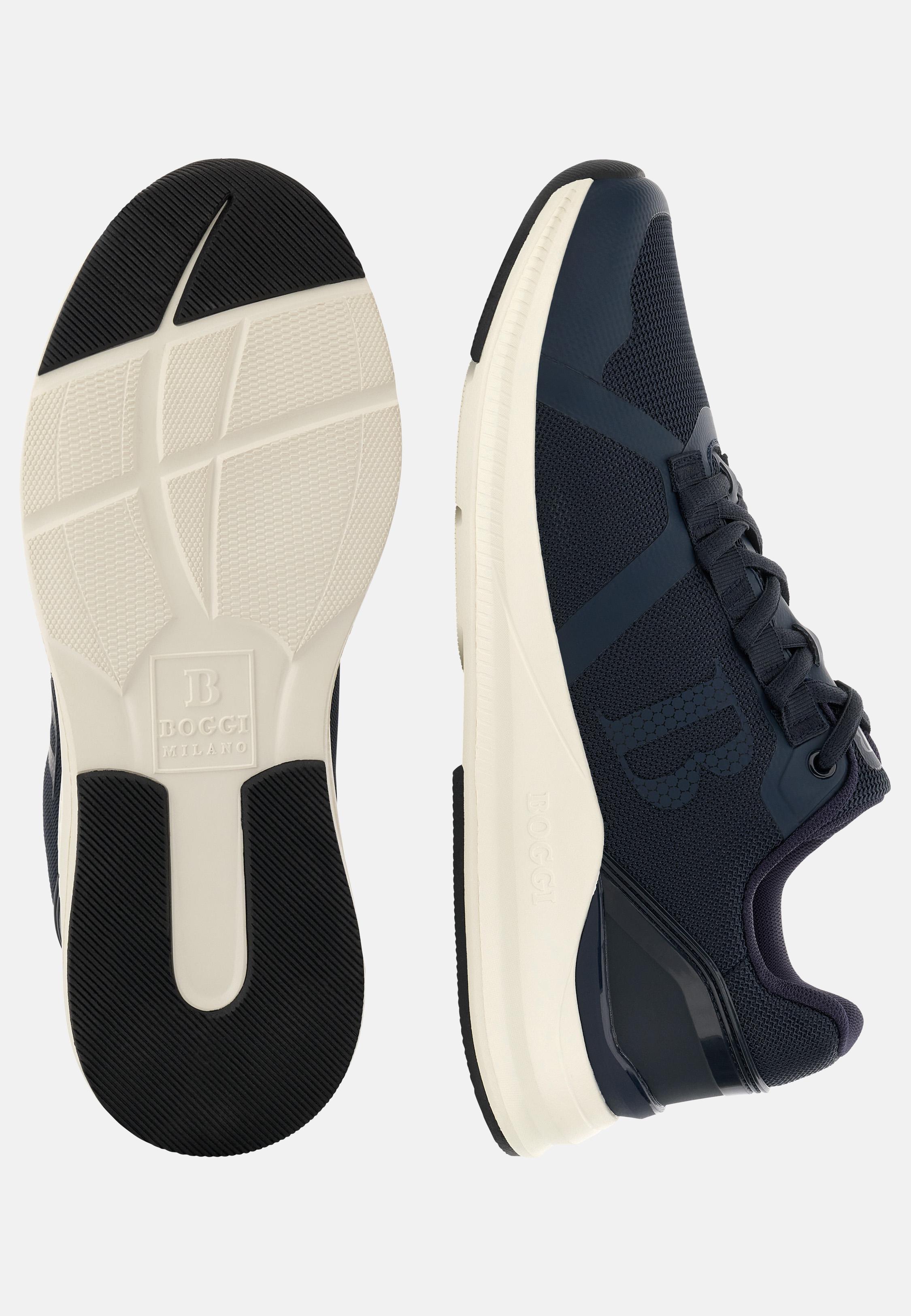 Thunder Trainers in Technical Fabric Blue, Navy blue, medium