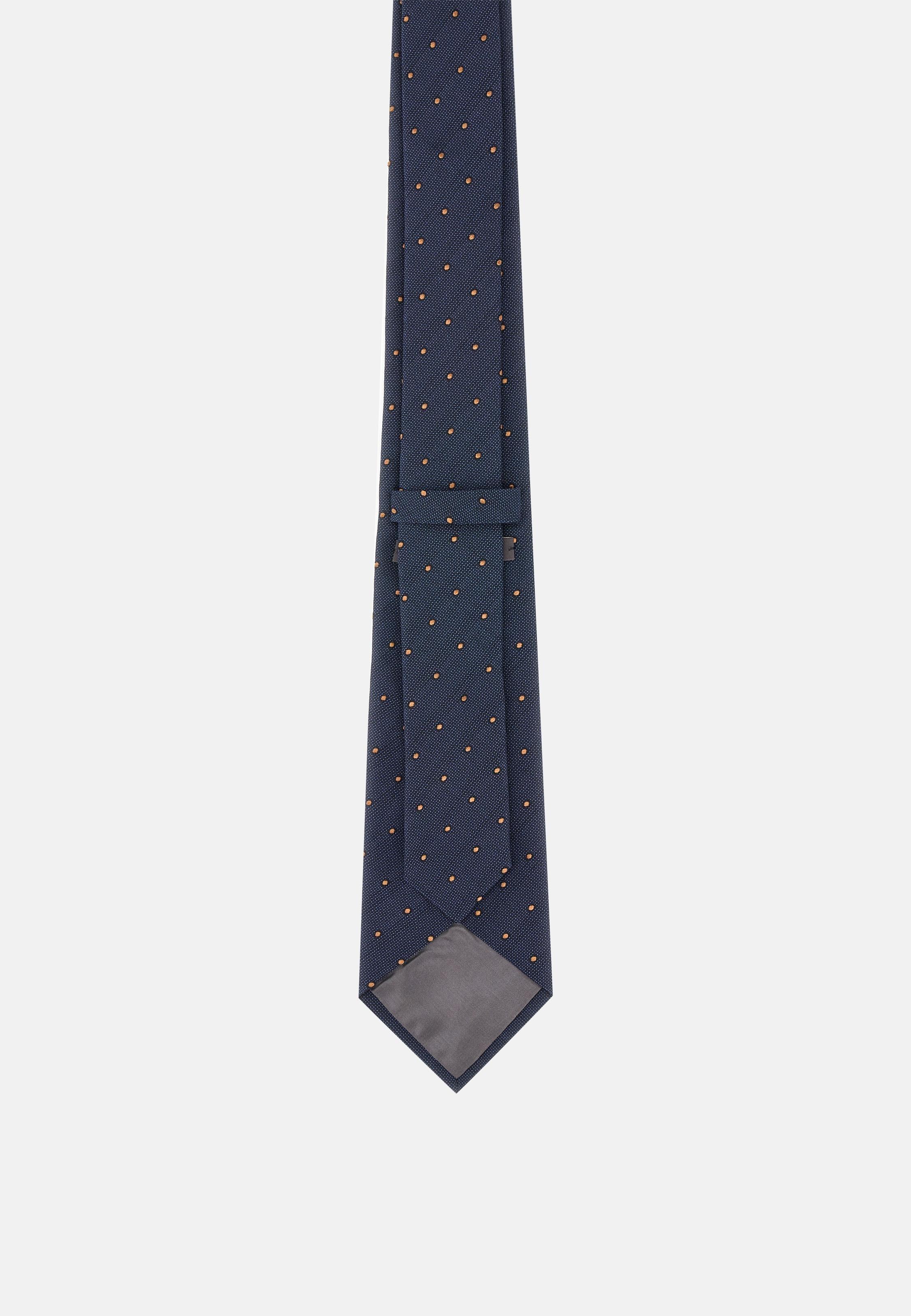 BROWN Polka Dot Cotton Blend Tie, Hazelnut, large image number 1