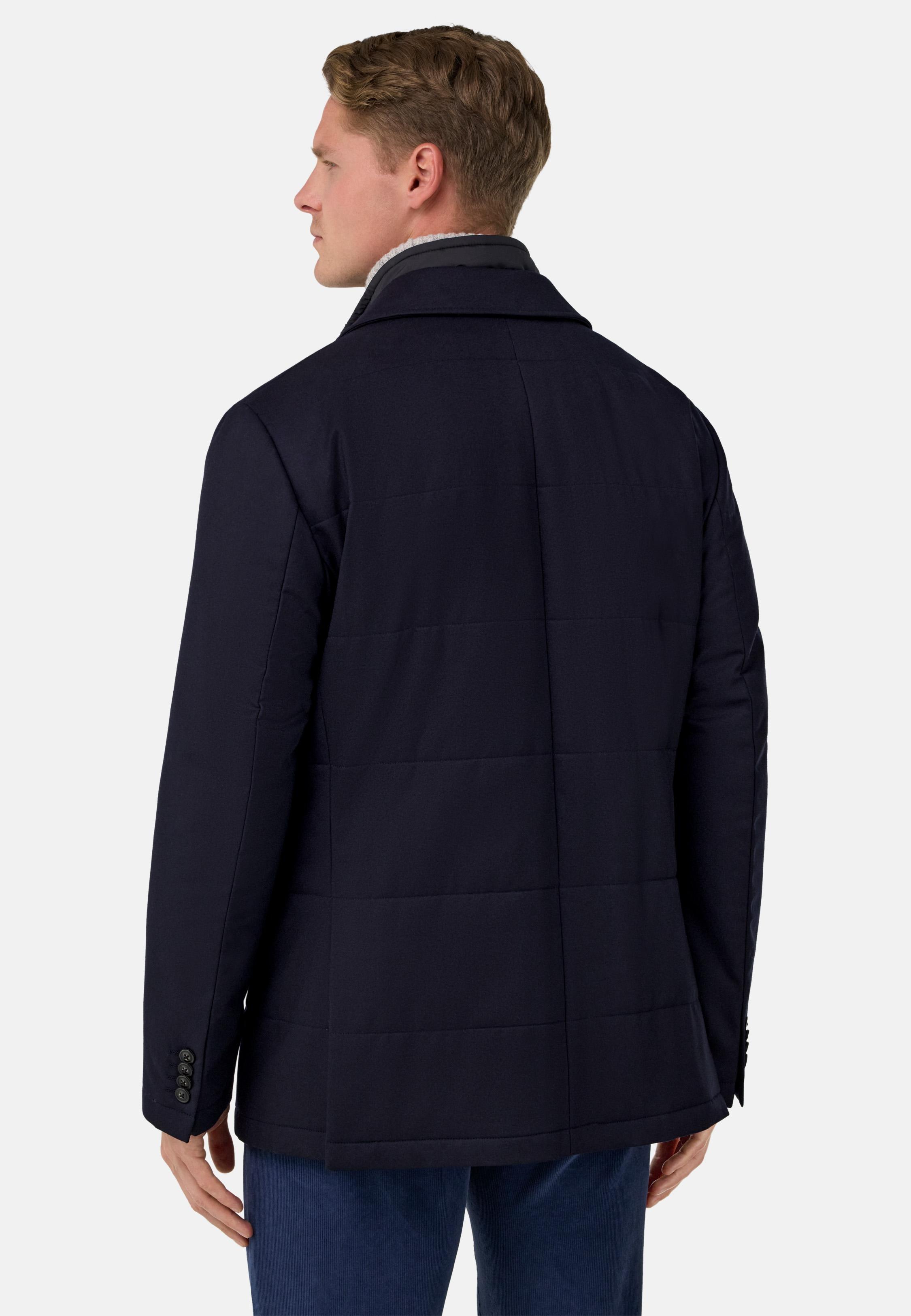 Wool Jacket With Removable Gilet Blue, Navy blue, large image number 1