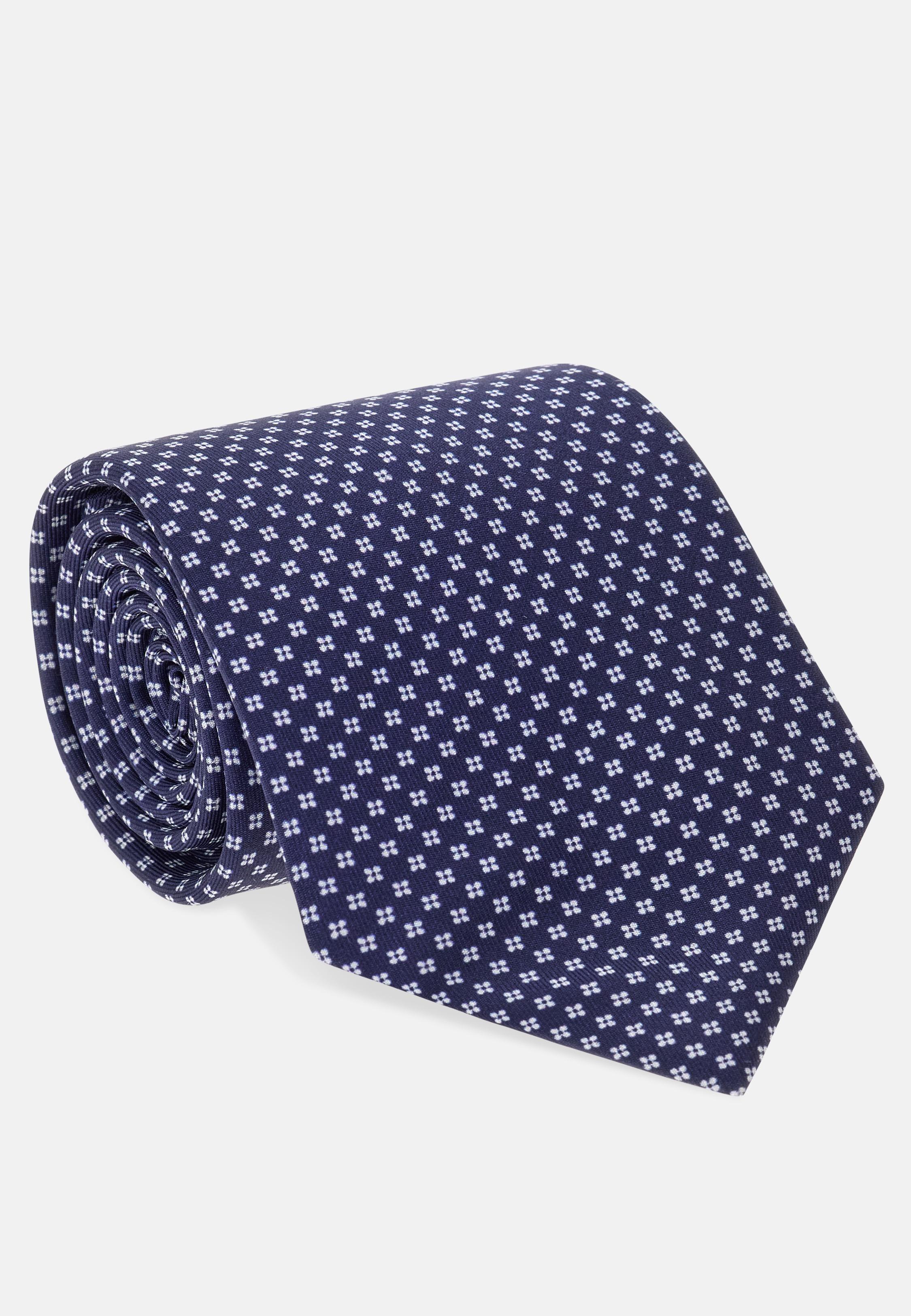 Floral Silk Tie Red, , medium