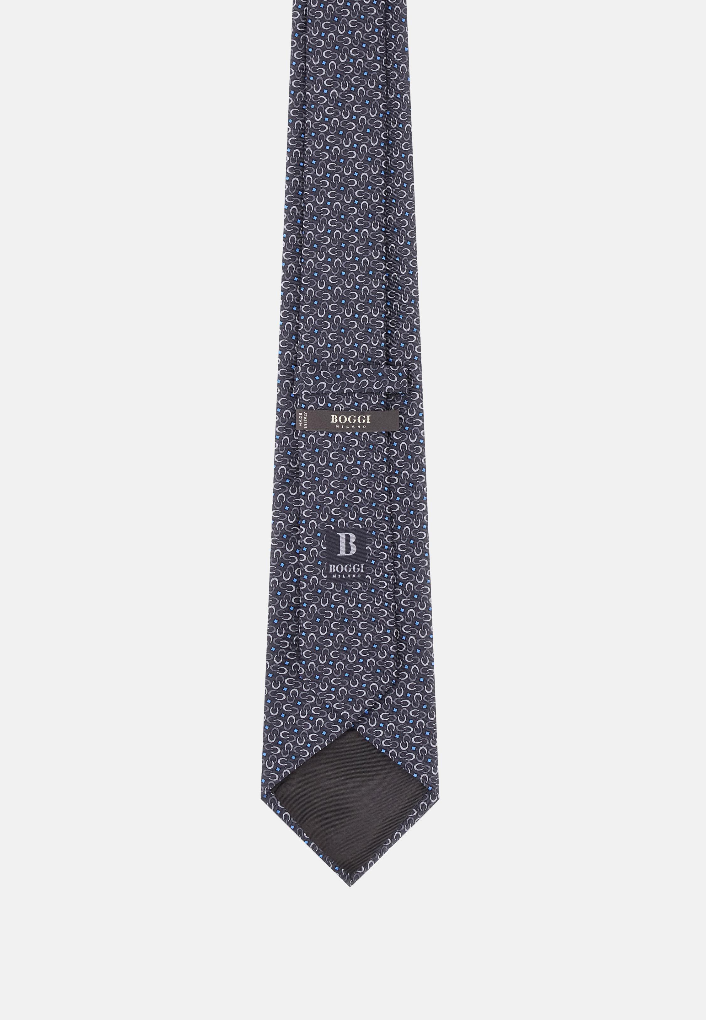 Silk Tie Red, Grey, large image number 1