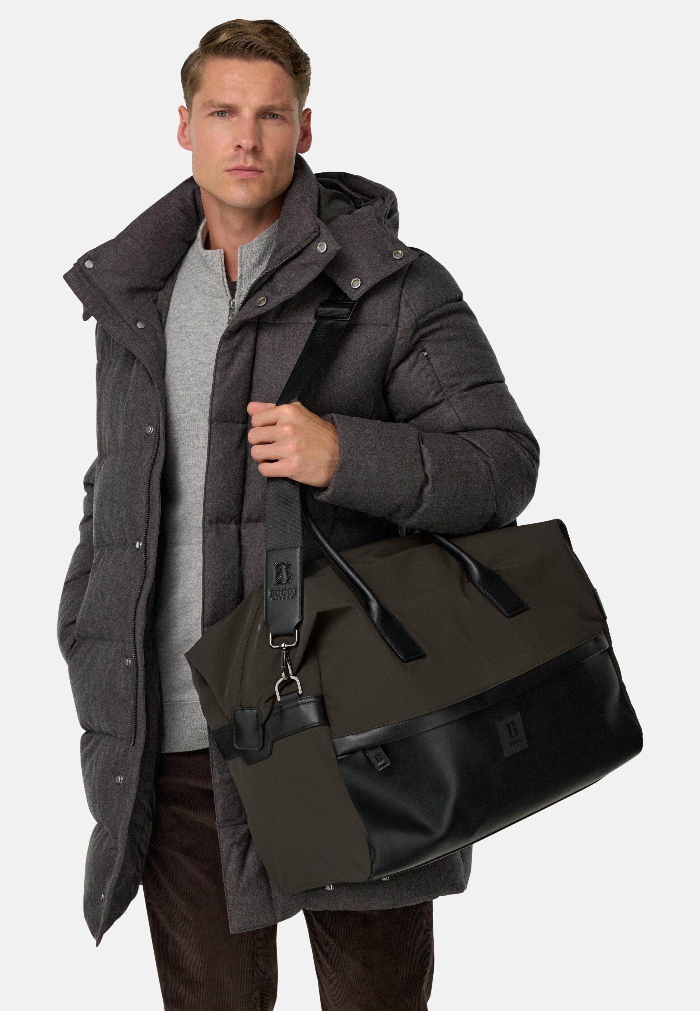 Technical Fabric Travel Bag Brown, Mud, large image number 0