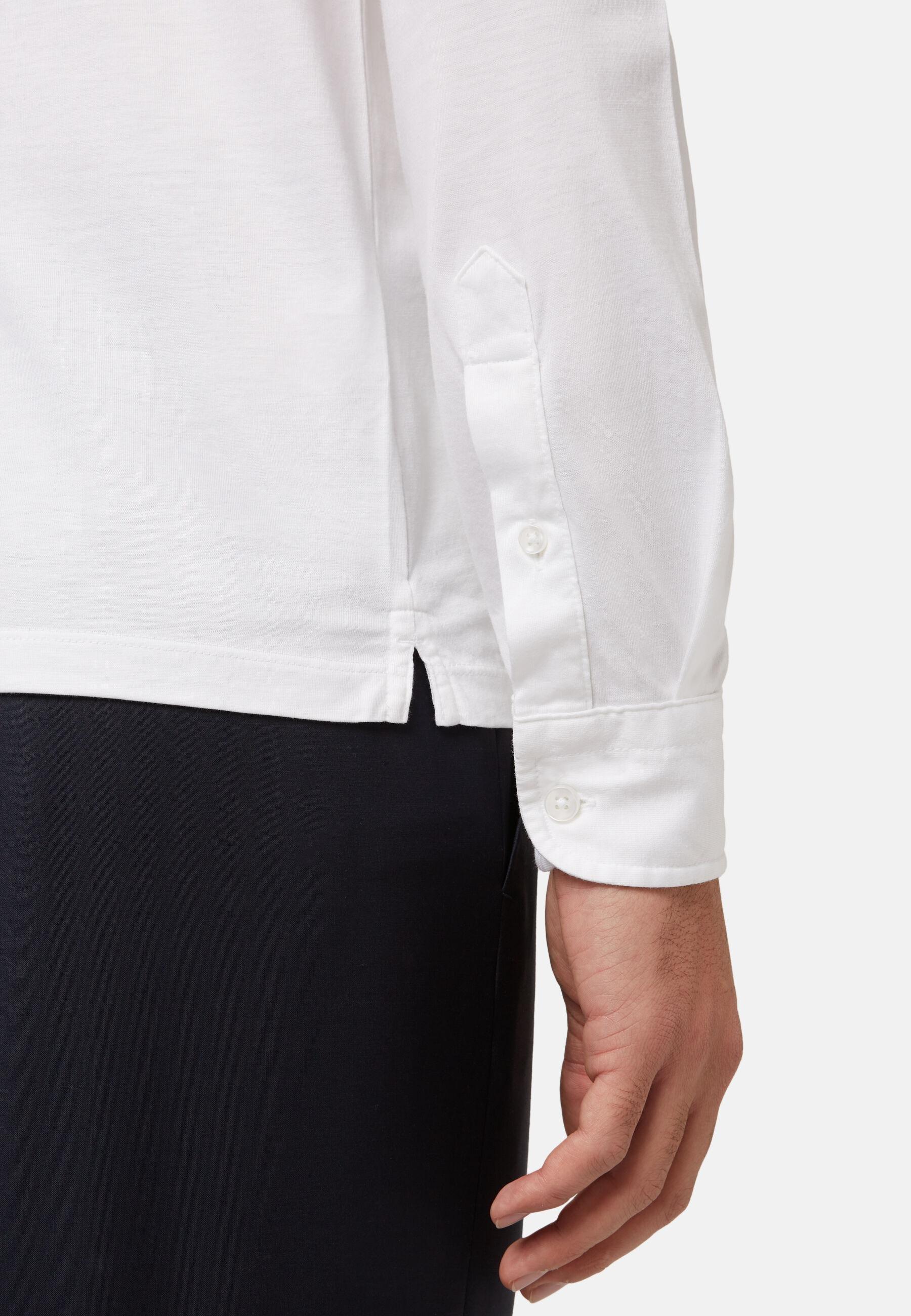 Ls Pima Cotton Polo White, White, medium