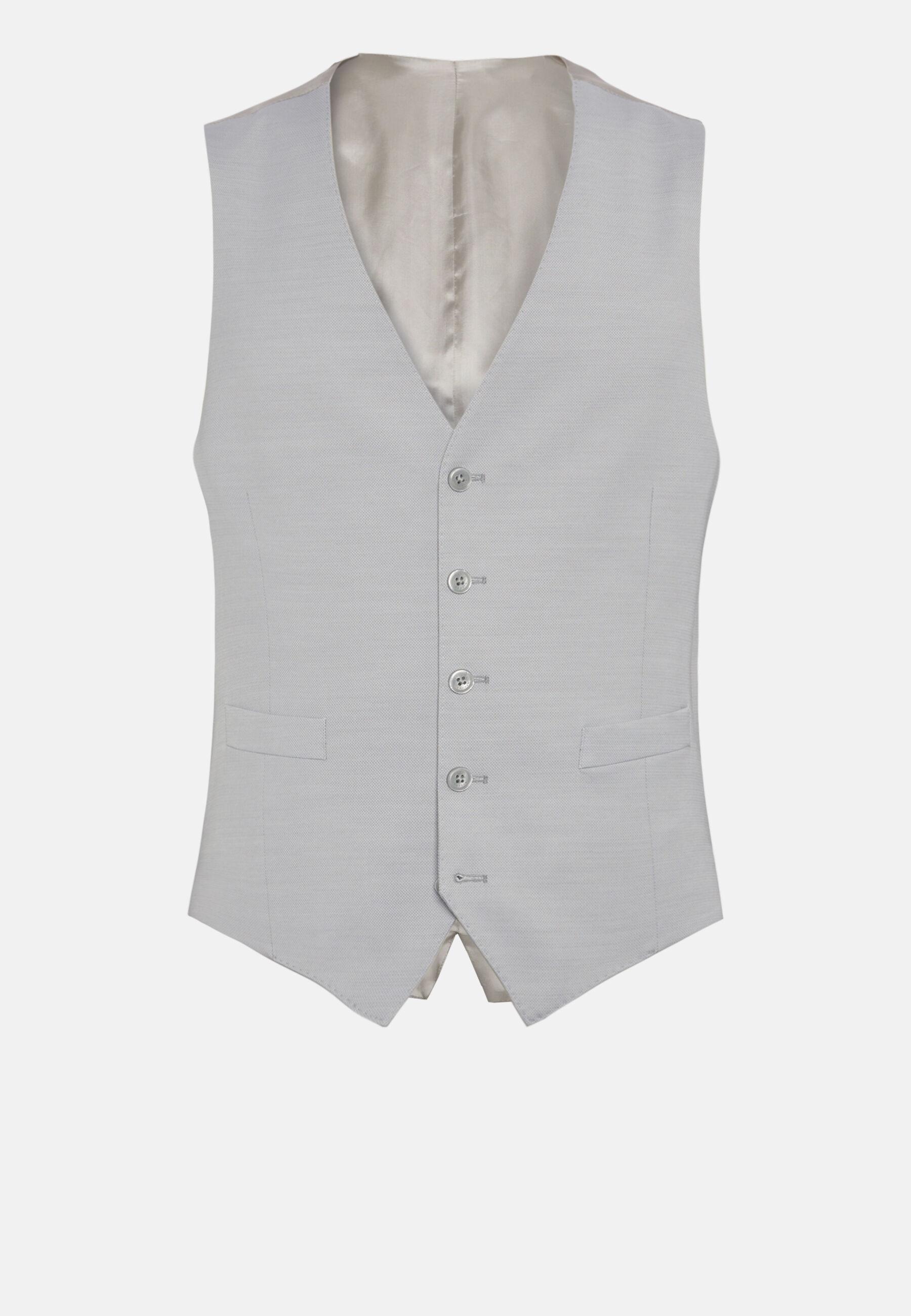 صديري من مزيج الصوف باللون الرمادي اللؤلؤي أخضر, Light grey, medium