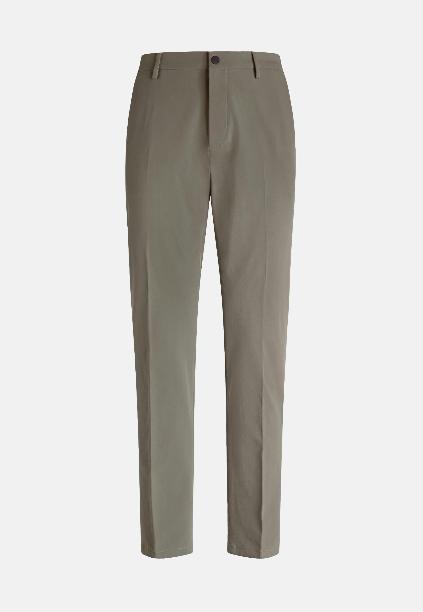 Trousers in Performance Stretch Nylon B-Tech, Taupe, Taupe, large image number 1