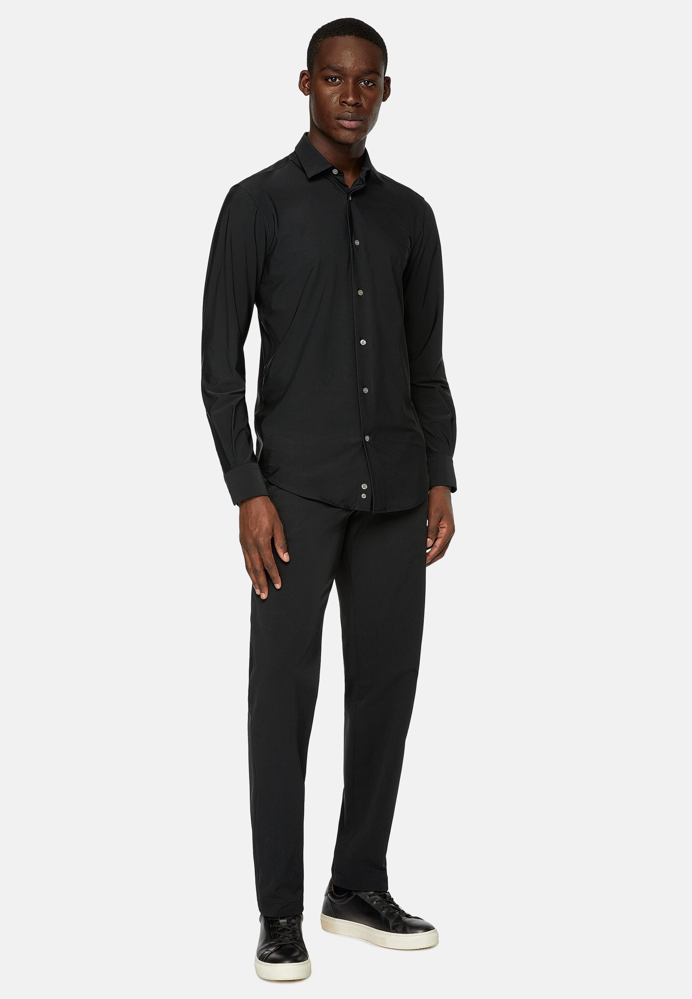 Btech Performance Stretch Nylon Trousers Black, 3901_BLAC, medium