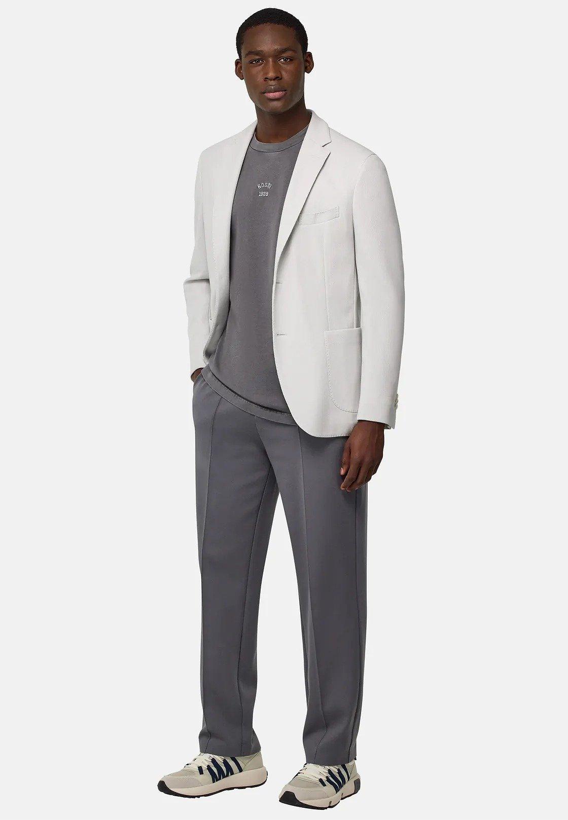 Grey Tailored Blazer Jacket, , large image number 0