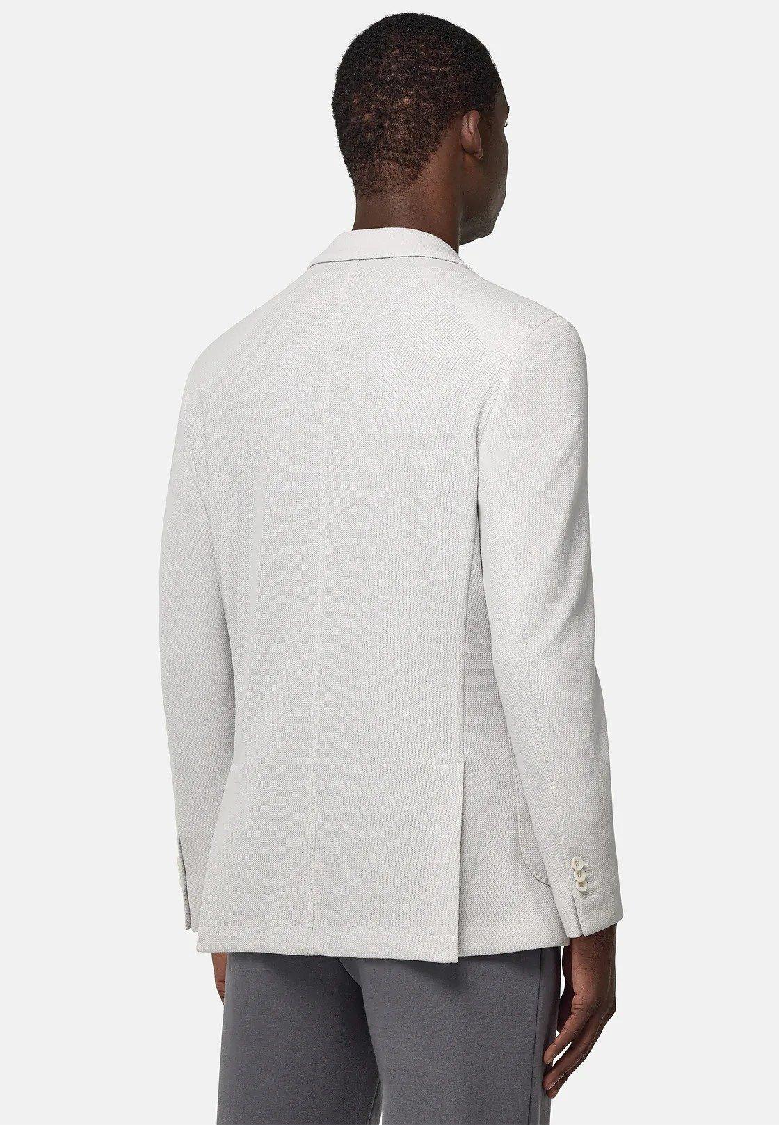 B-Jersey Cotton Crepe Jacket Grey, , large image number 4