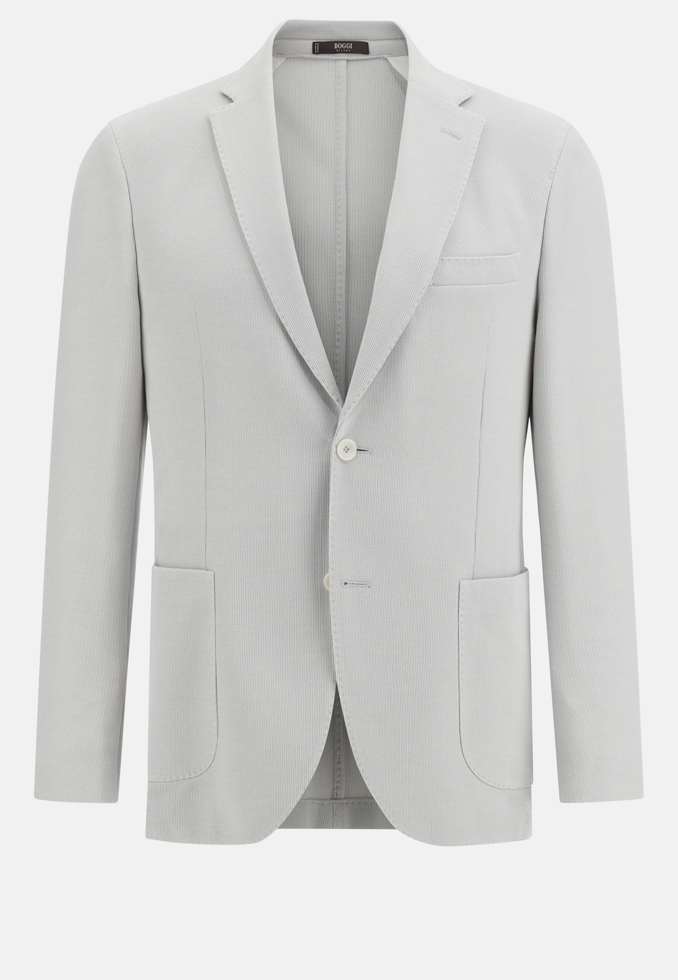 Grey Tailored Blazer Jacket, , large image number 7