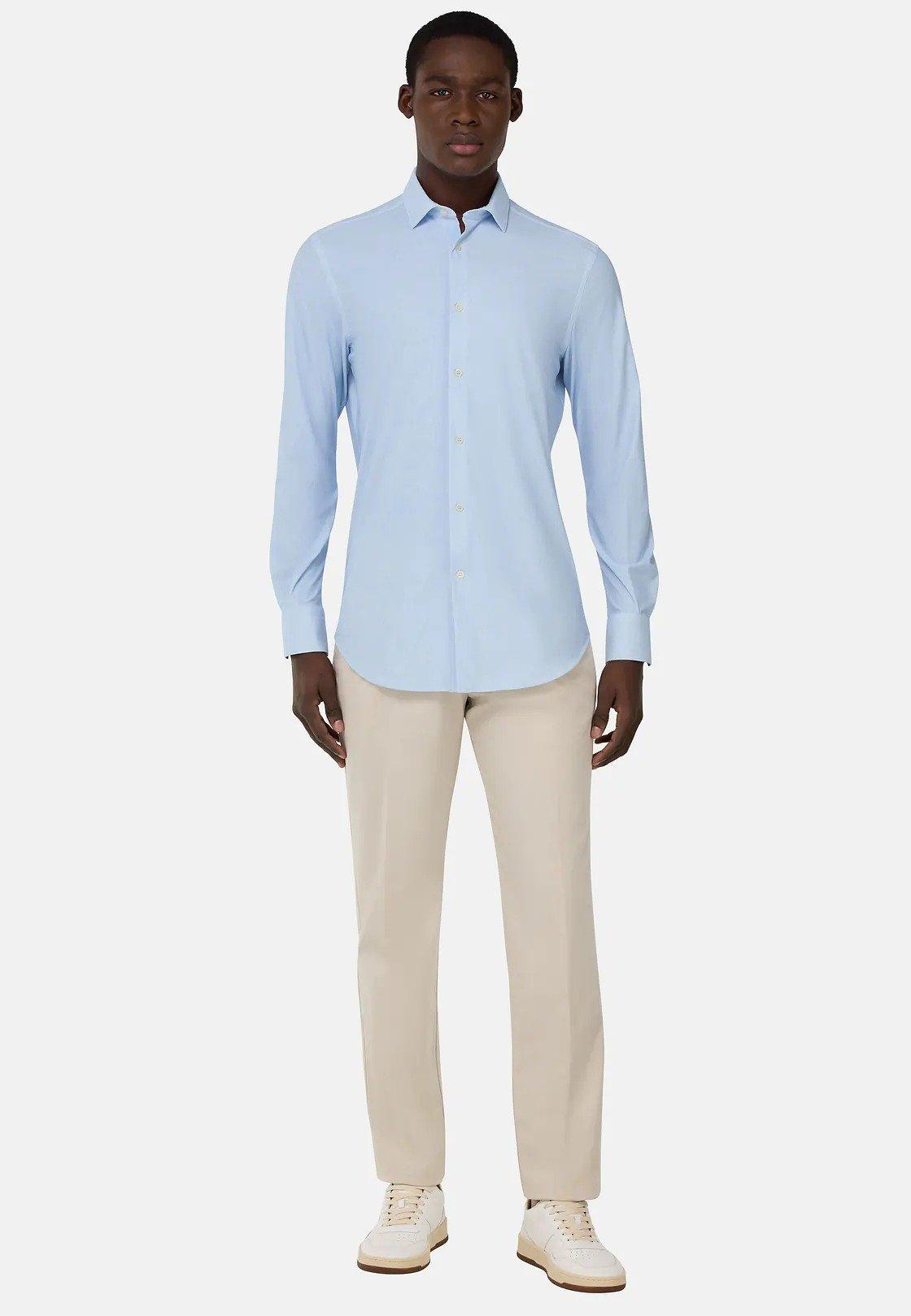 Blue Tailored Formal Shirt, , large image number 0