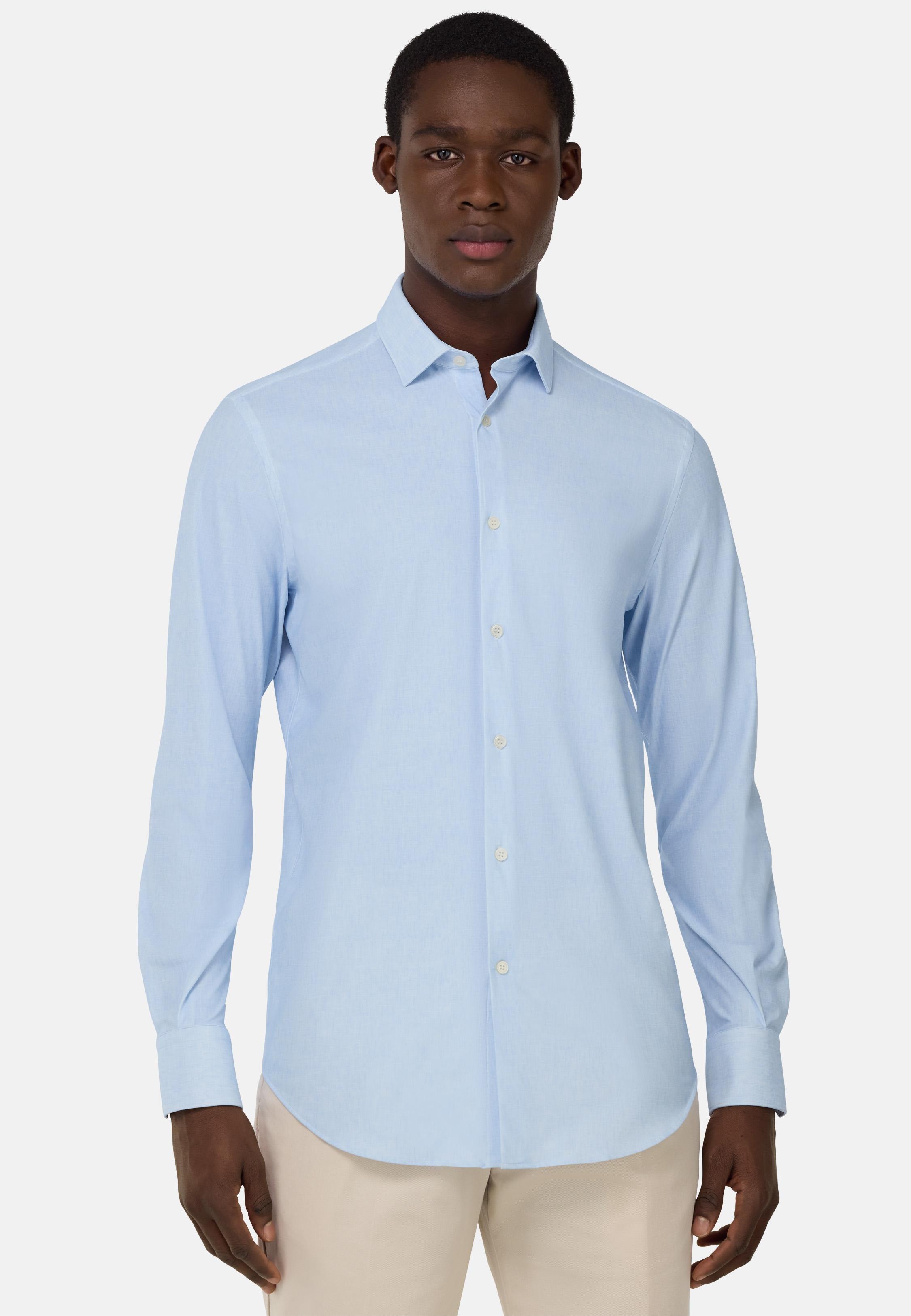 Blue Tailored Formal Shirt, , large image number 1