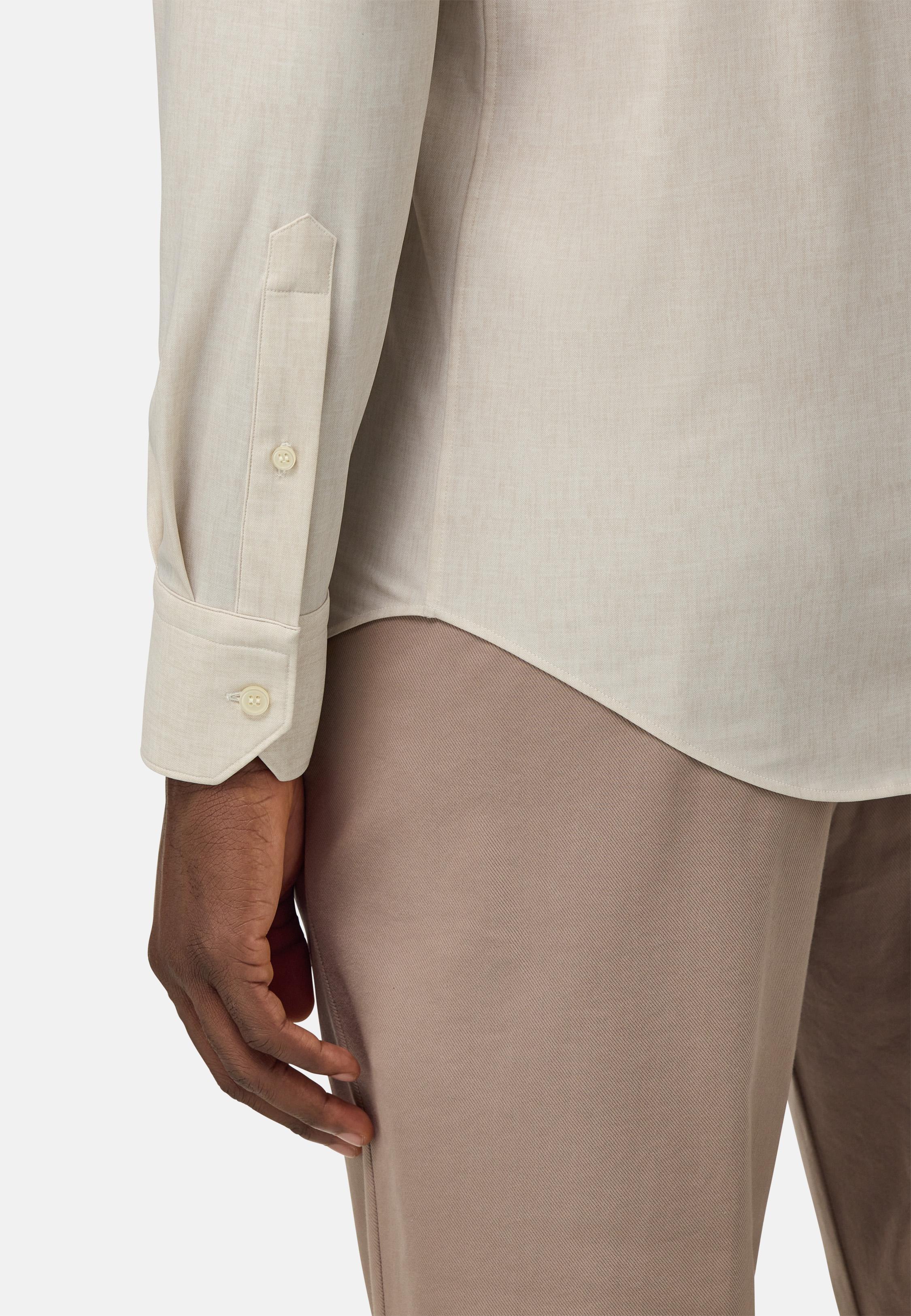 Beige Formal Regular Shirt, , large image number 5