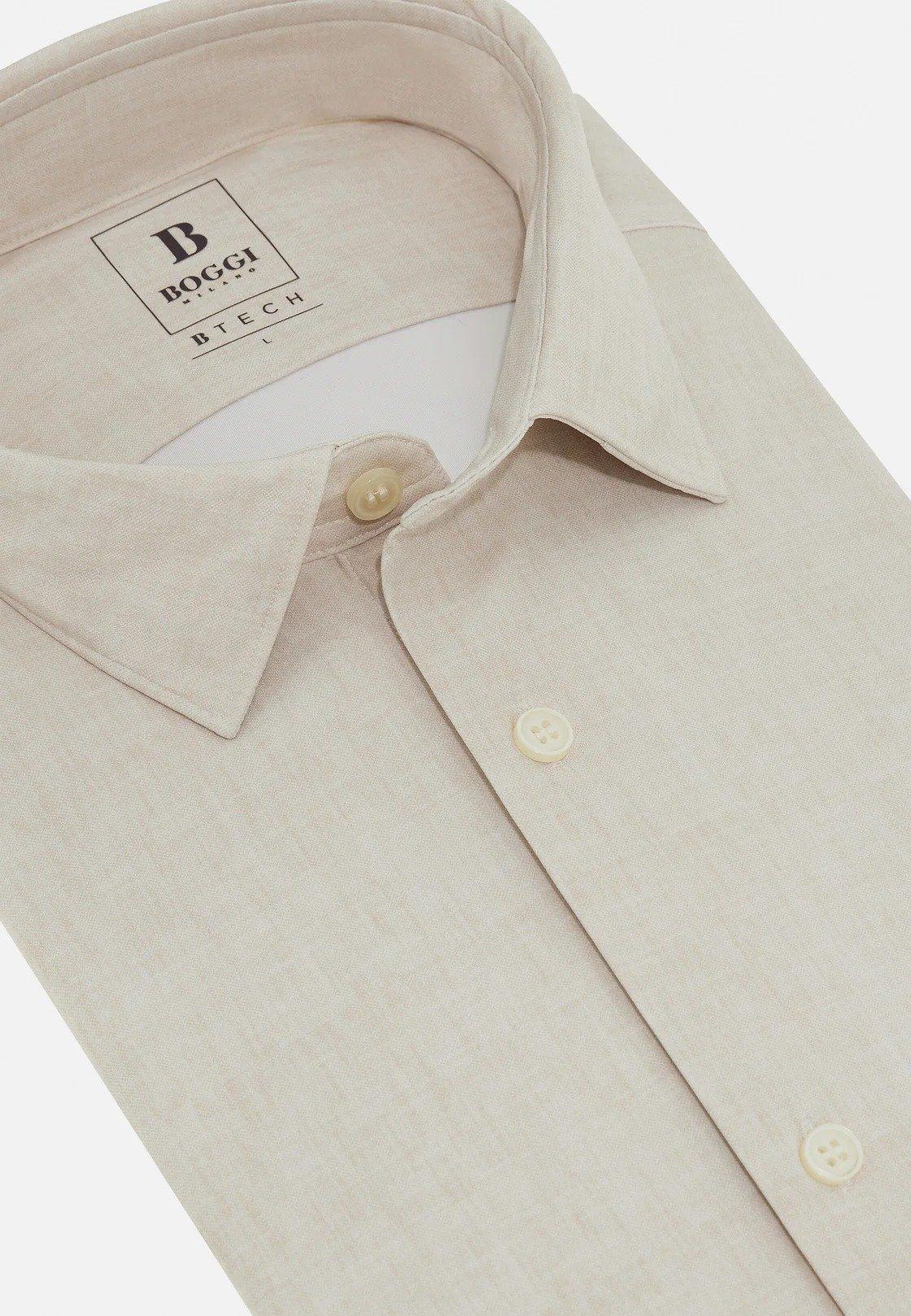Beige Formal Regular Shirt, , large image number 8