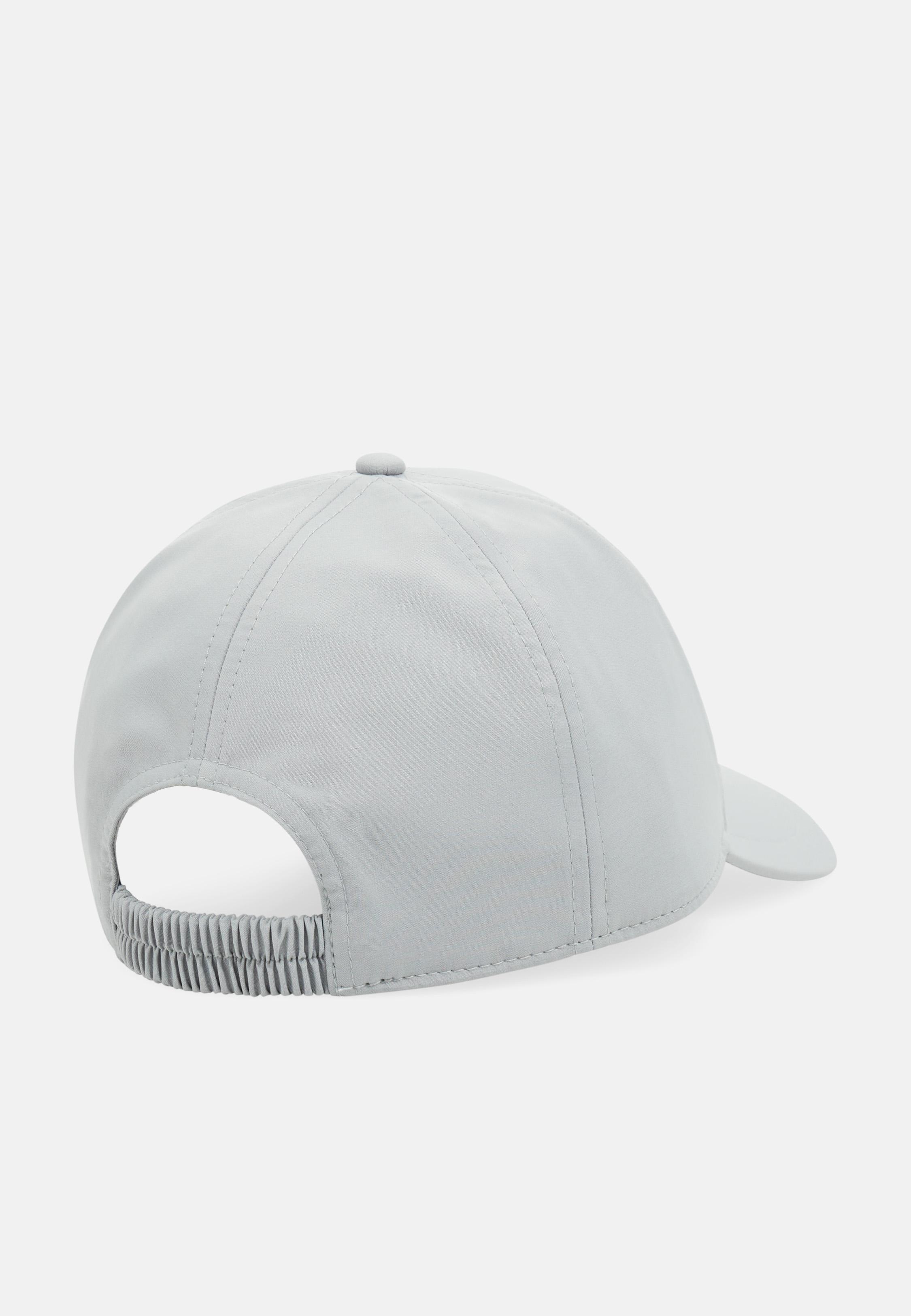 White Technical Fabric Baseball Cap, , large image number 1