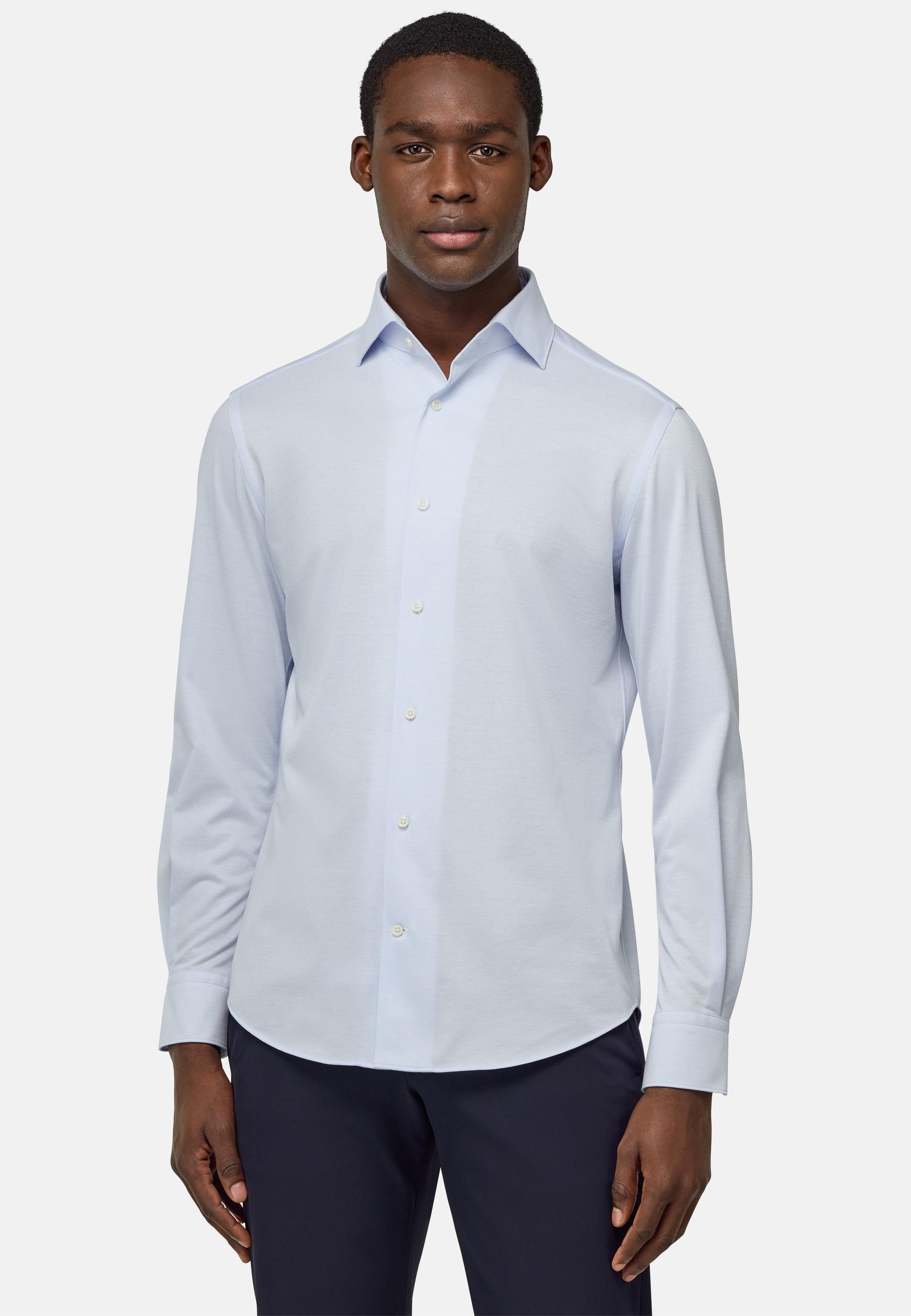 Regular Fit Japanese Jersey Polo Shirt Blue, , large image number 1