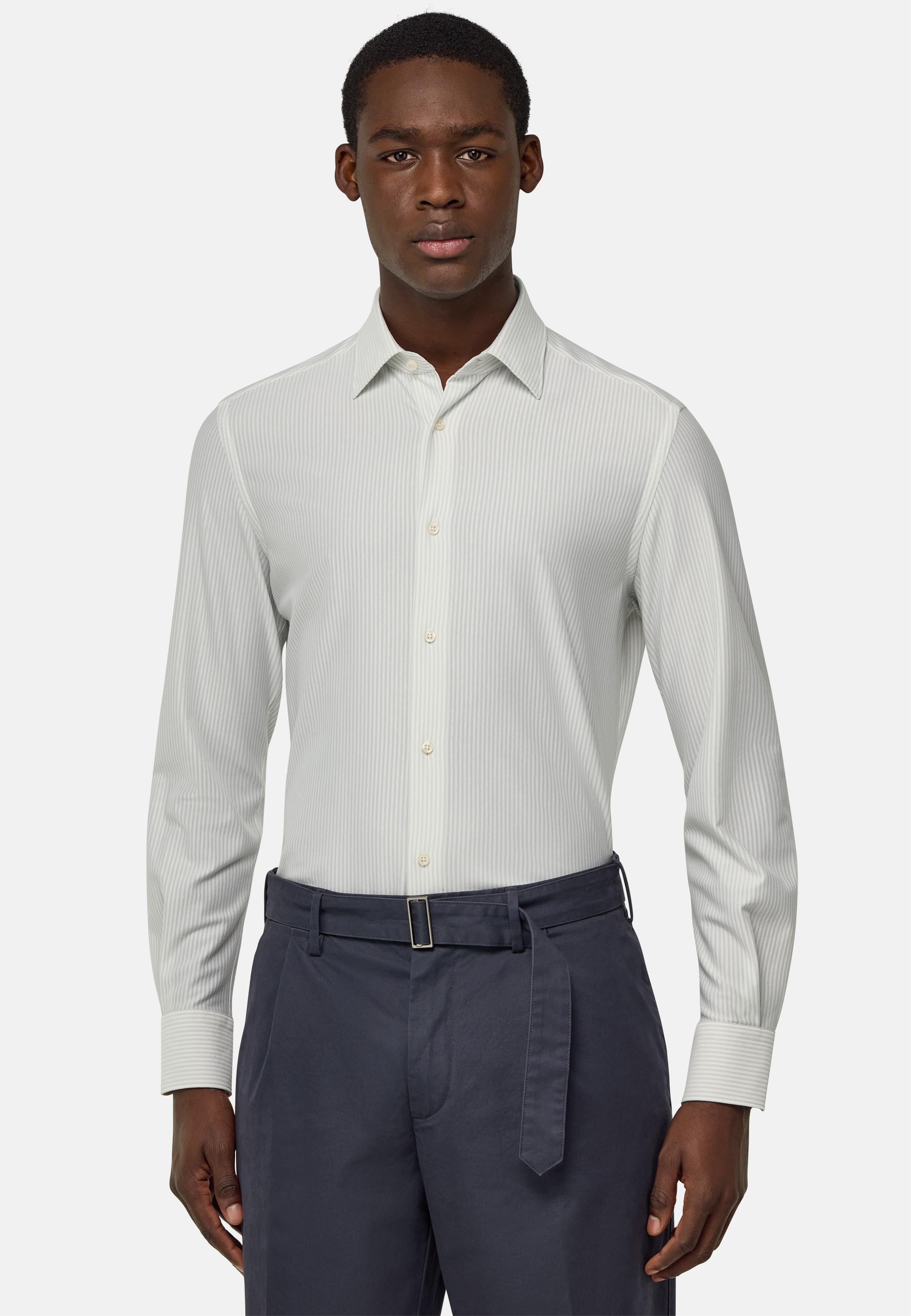 Grey Jersey Casual Polo, , large image number 1