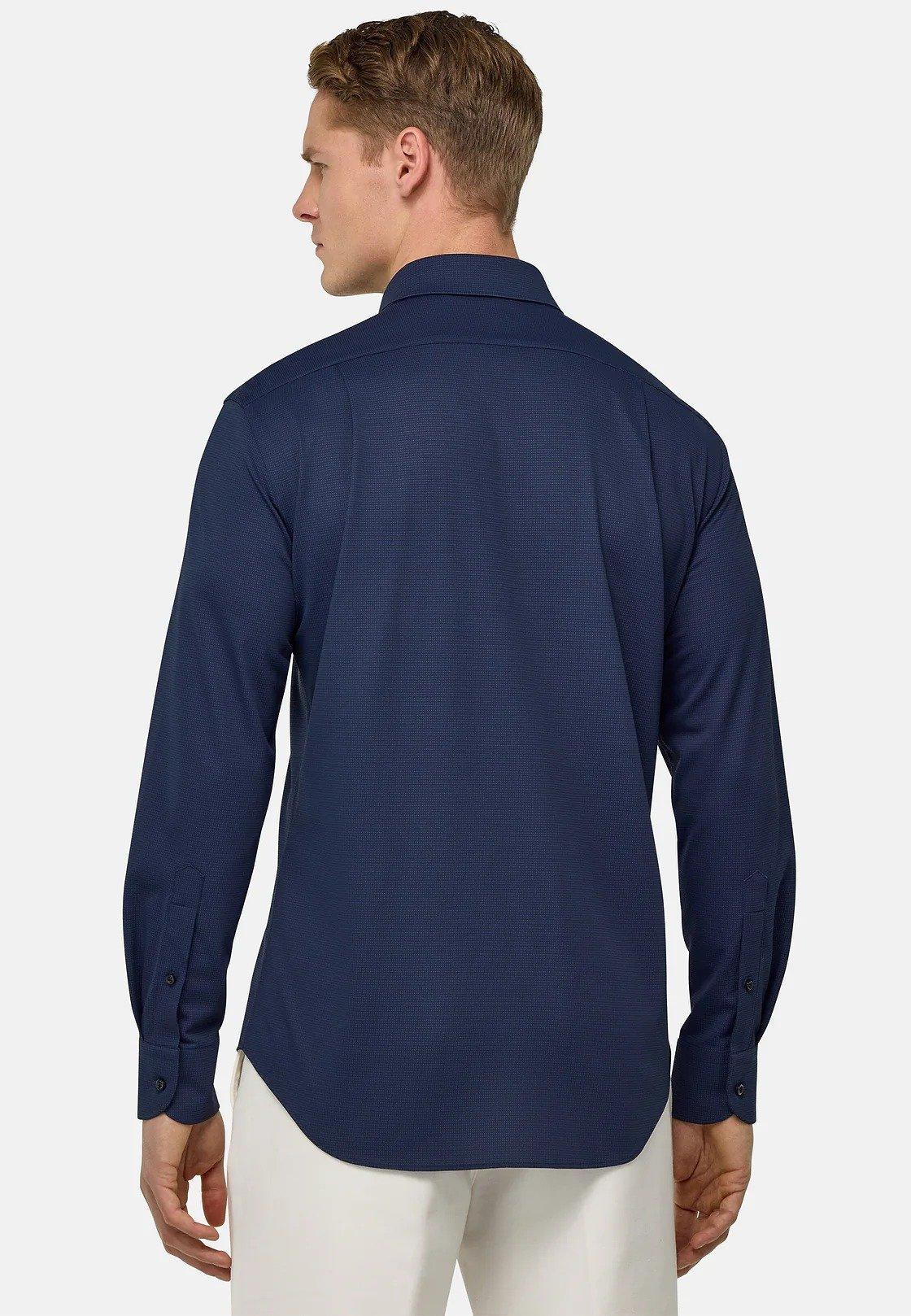 Regular Fit Japanese Jersey Polo Shirt Navy, , large image number 2