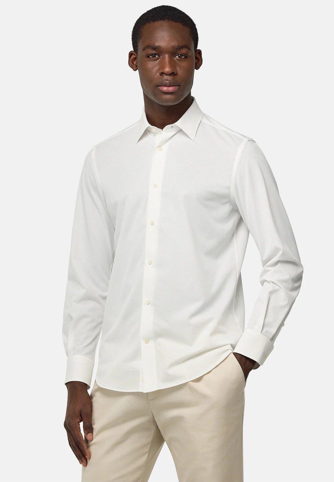 White Jersey Casual Polo, , large image number 2