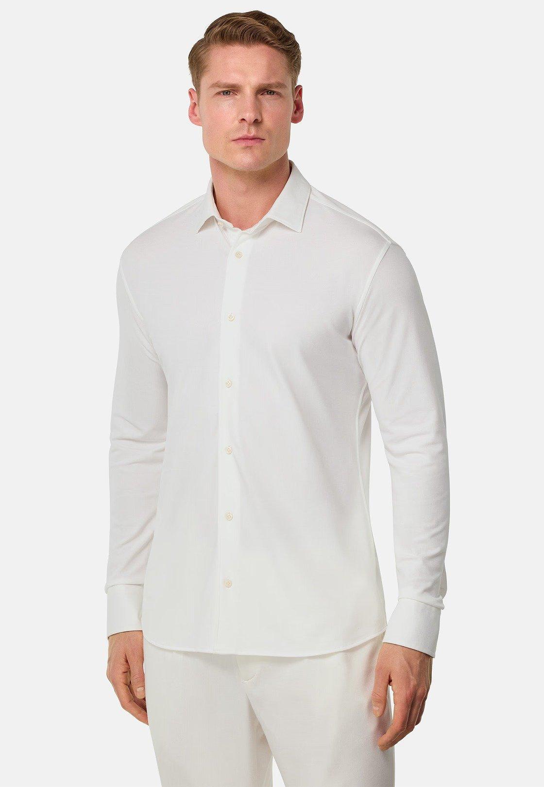 S.Cafe Regular High-Performance Pique Polo Shirt White, , large image number 1