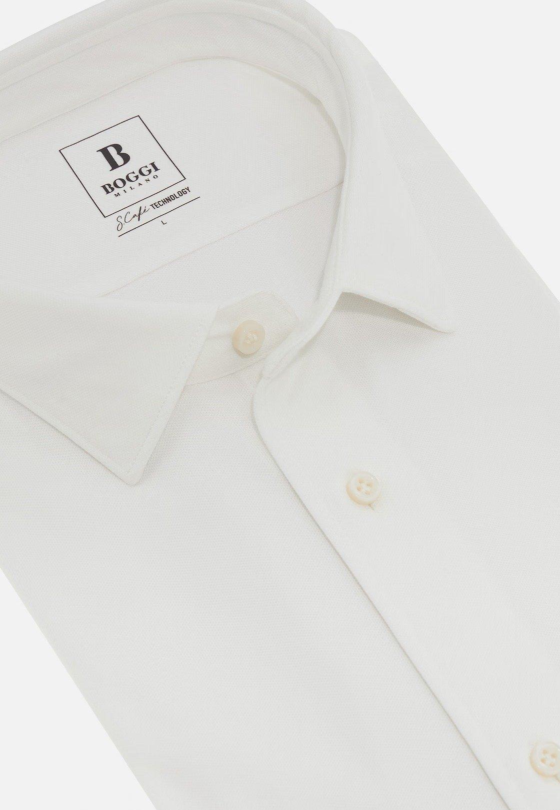 S.Cafe Regular High-Performance Pique Polo Shirt White, , large image number 3