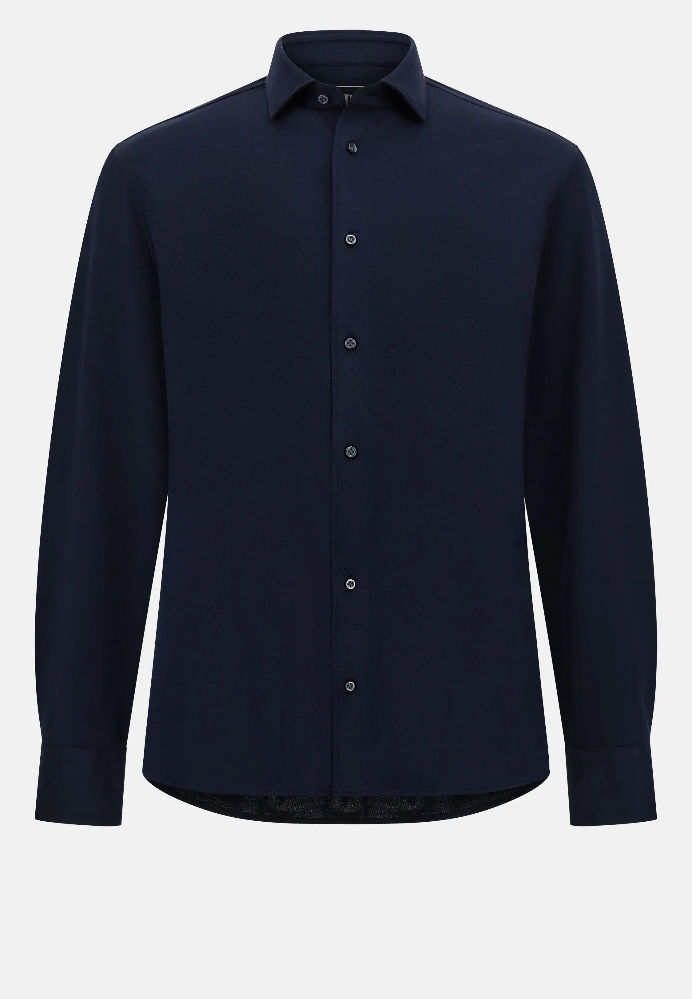 S.Cafe Regular High-Performance Pique Polo Shirt Navy, , large image number 3