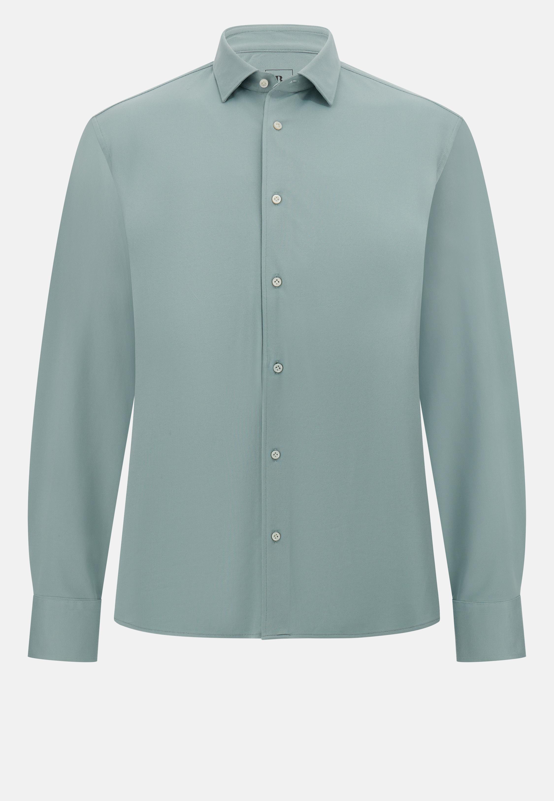 Regular High-Performance Pique Polo Shirt Green, Light Green, large image number 9