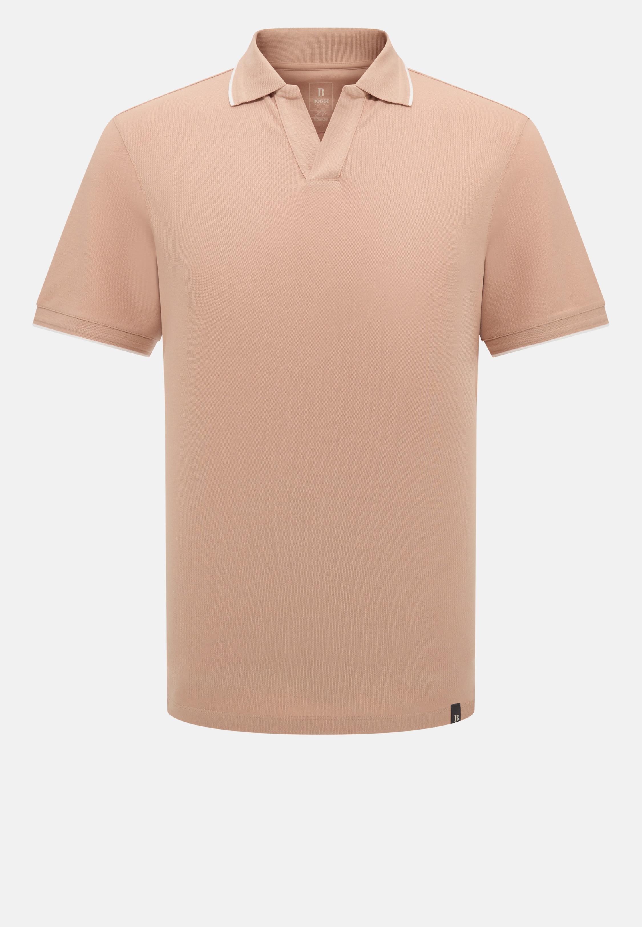 S.Cafe High-Performance Pique Polo Shirt Pink, , large image number 4