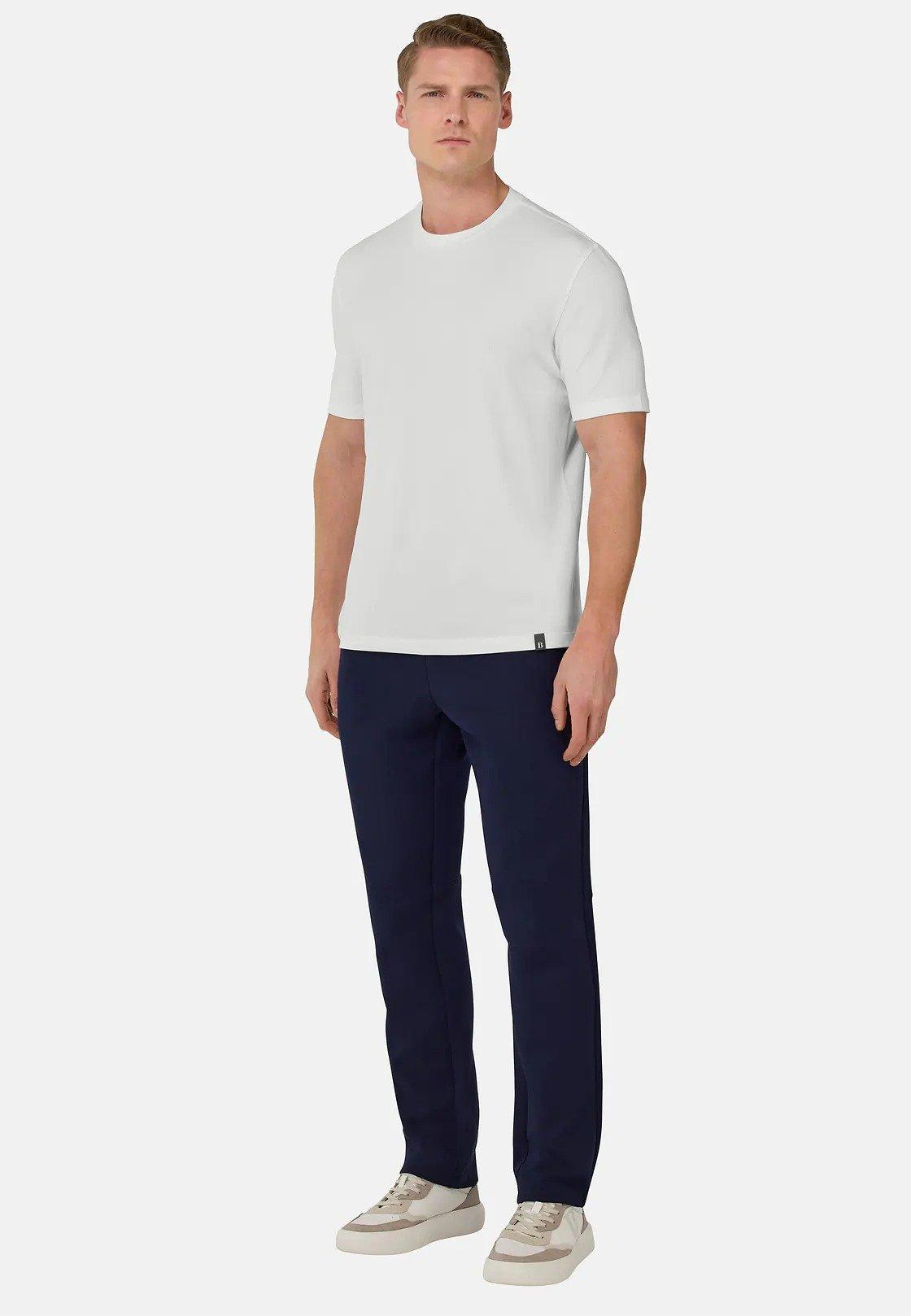 S. Cafe High-Performance Pique T-Shirt White, , large image number 0