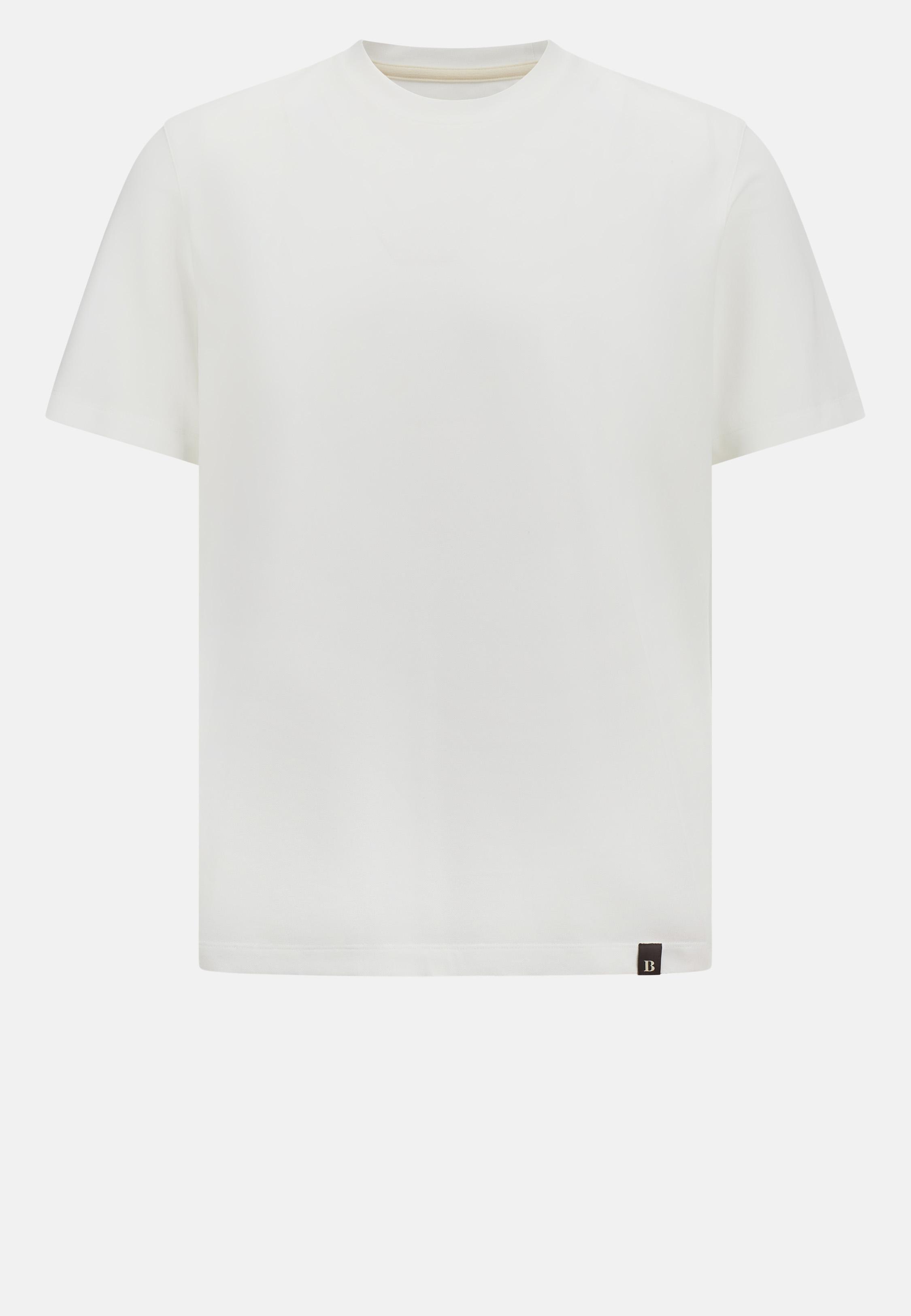 S. Cafe High-Performance Pique T-Shirt White, , large image number 5