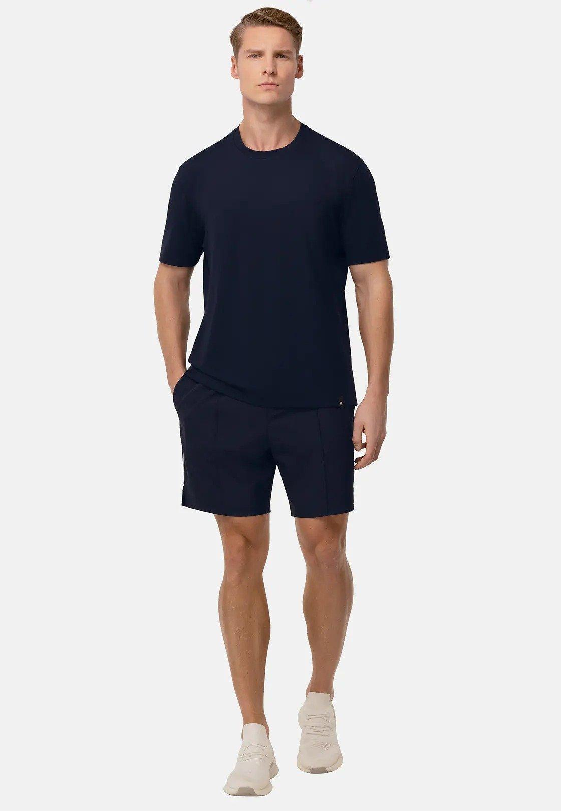Navy Solid Basic Casual T-Shirt, , large image number 0