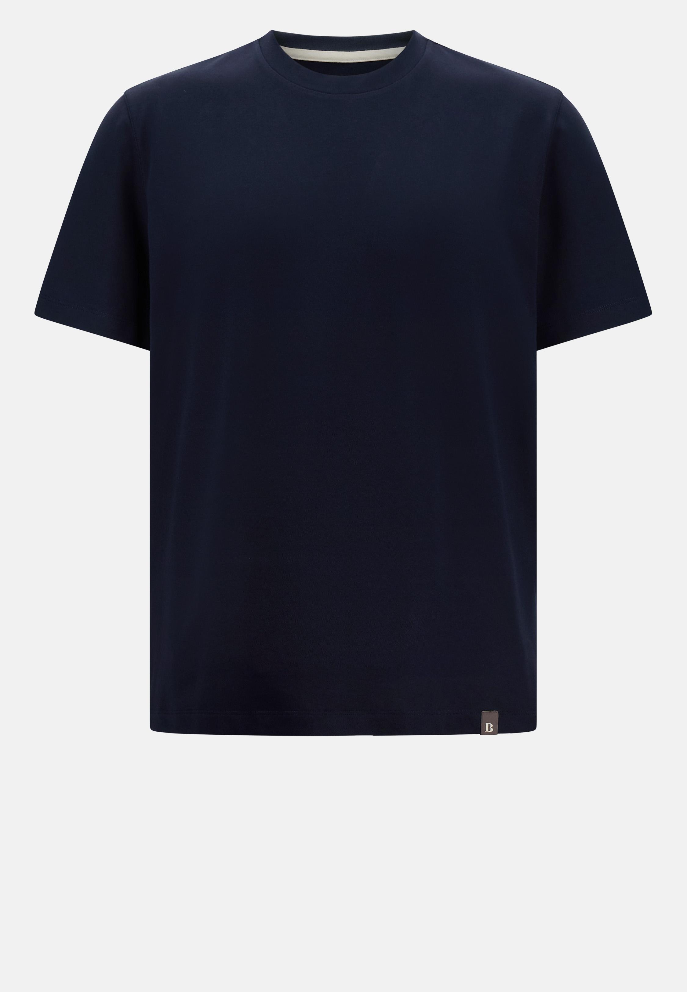 Navy High-Performance Pique T-Shirt, , large image number 5