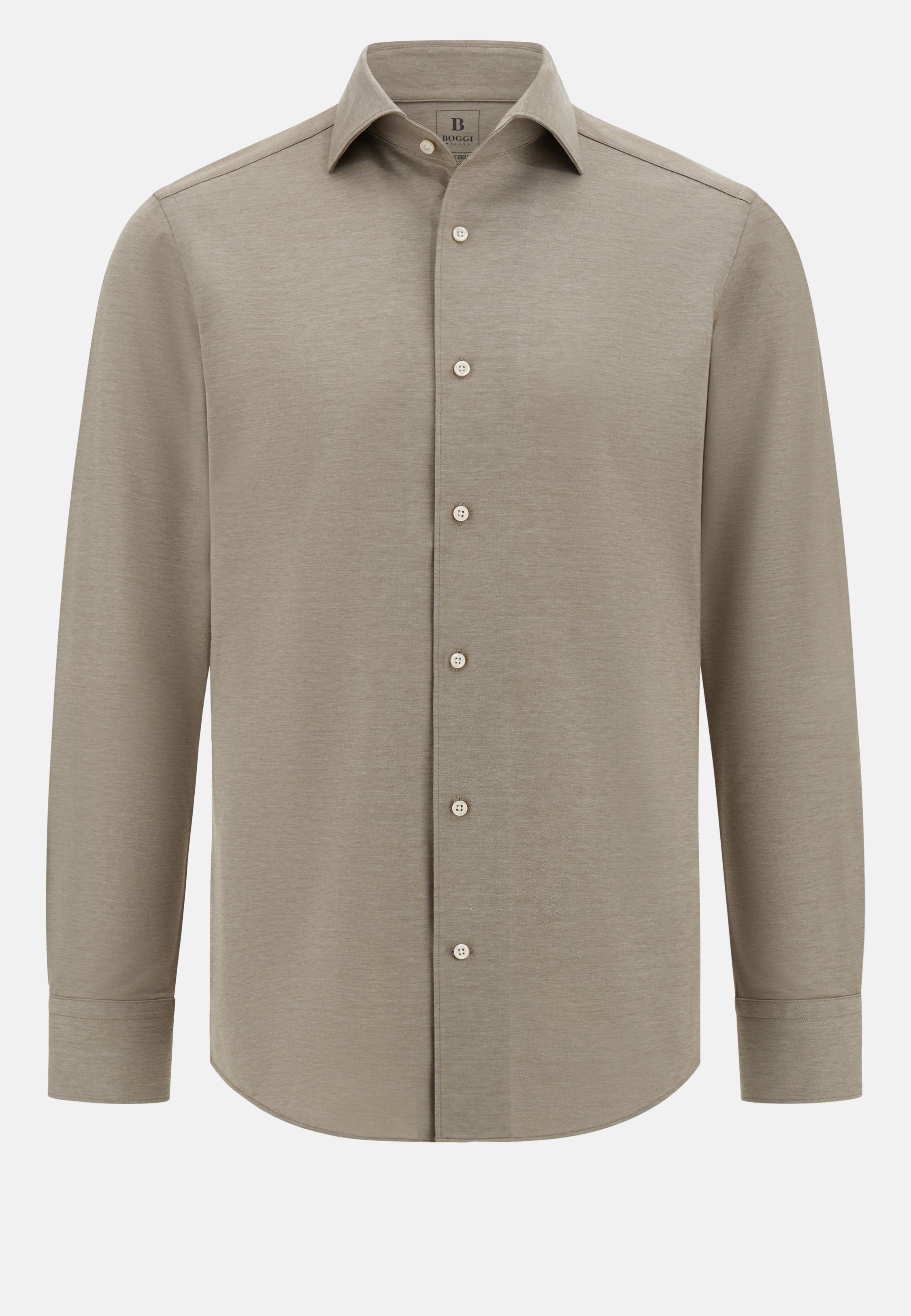 Beige Japanese Jersey Polo, , large image number 9