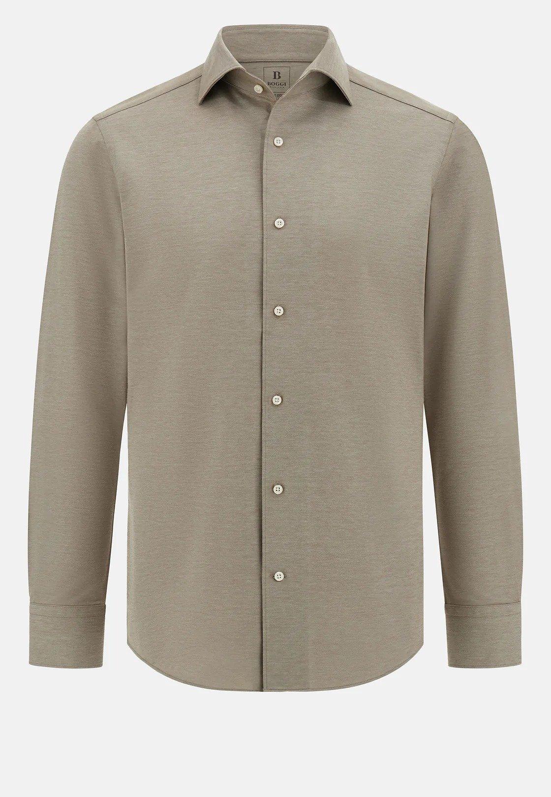 Beige Japanese Jersey Polo, , large image number 10