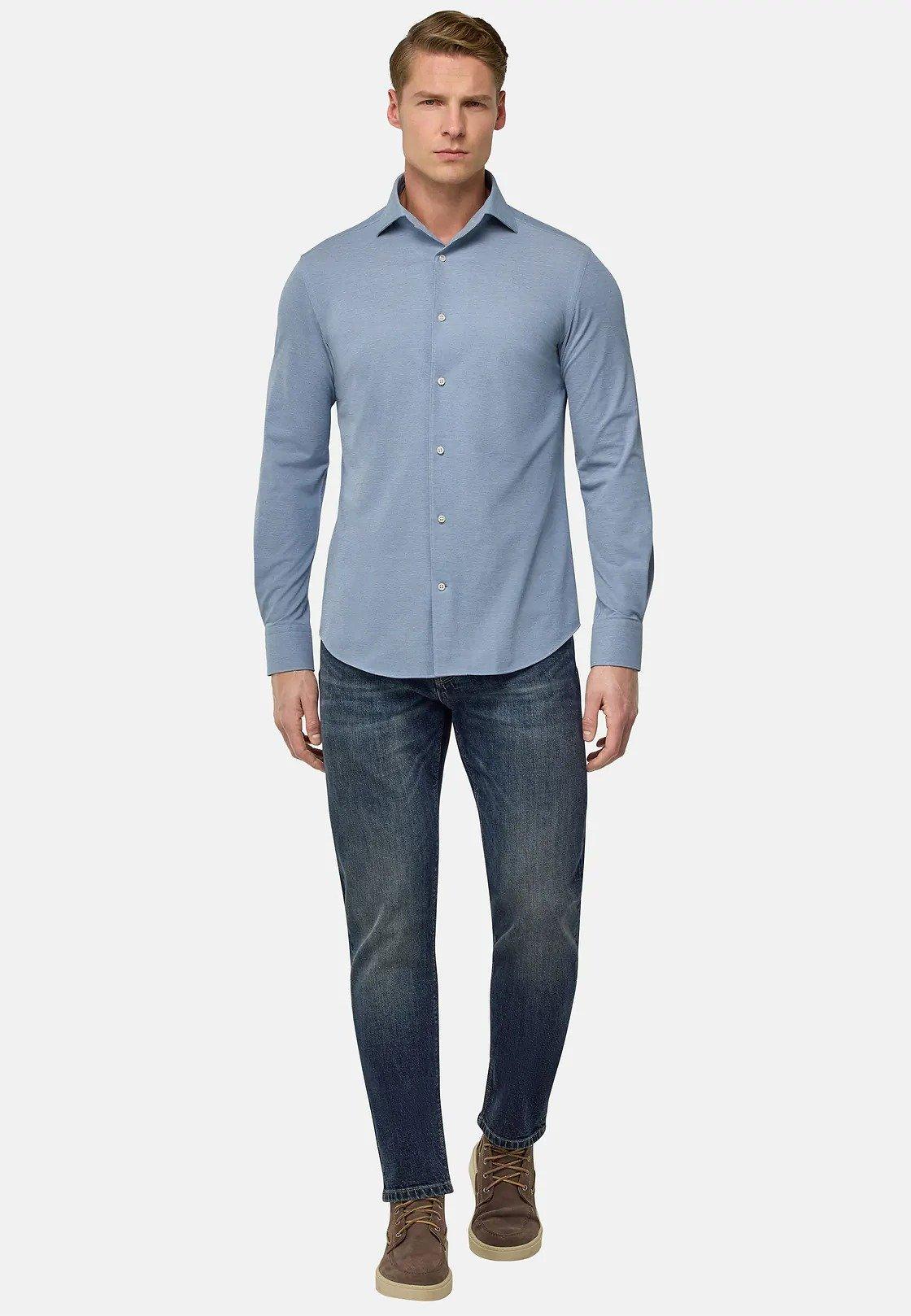 Blue Jersey Polo Shirt, , large image number 0