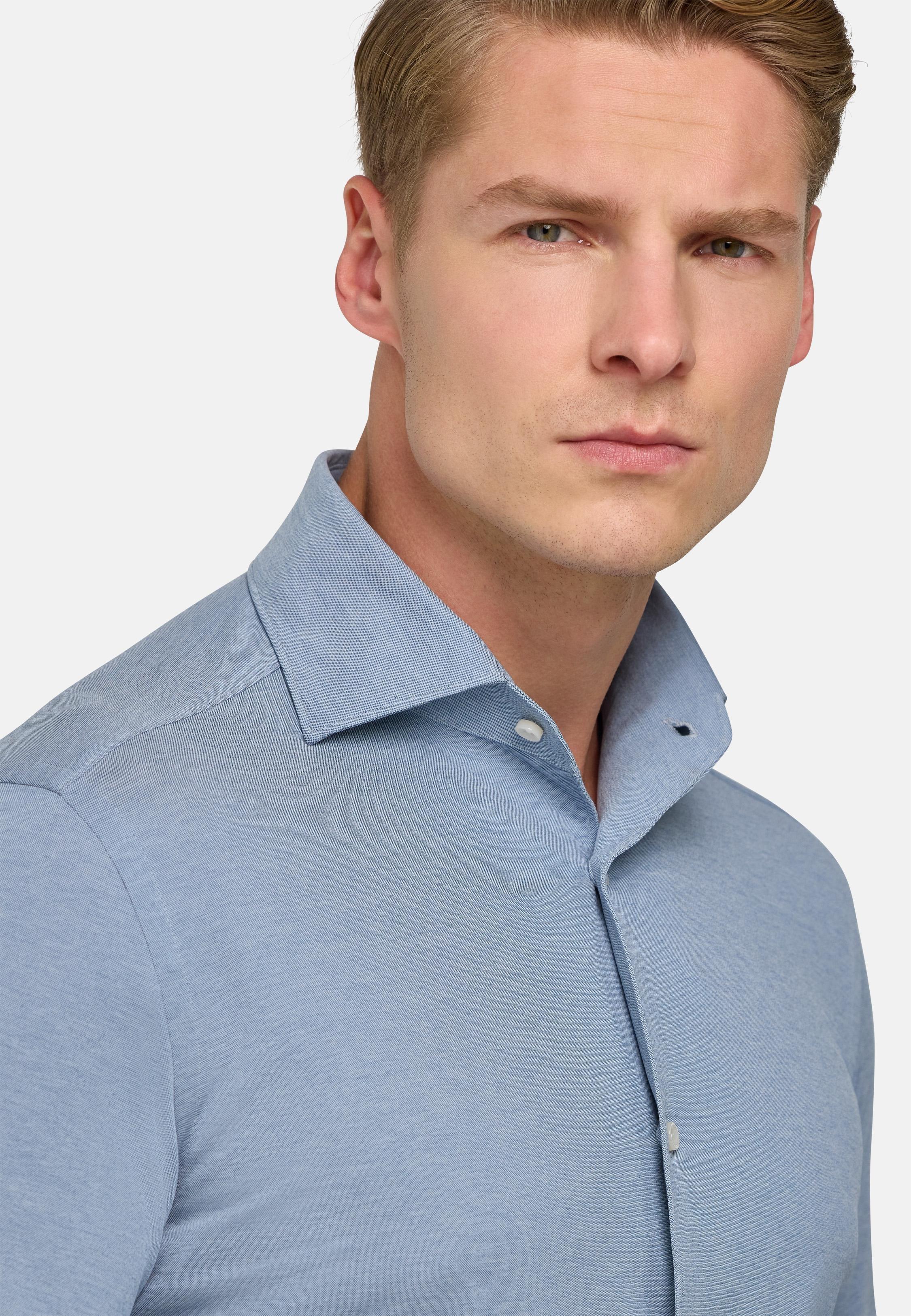 Blue Jersey Polo Shirt, , large image number 5
