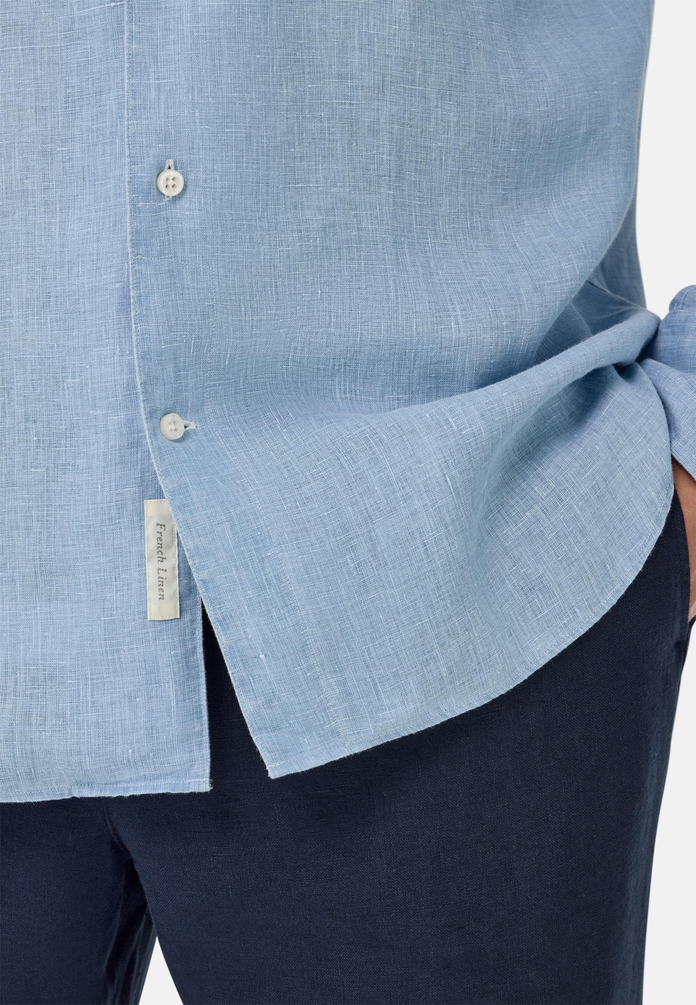 Regular Fit Linen Shirt Blue, , large image number 2