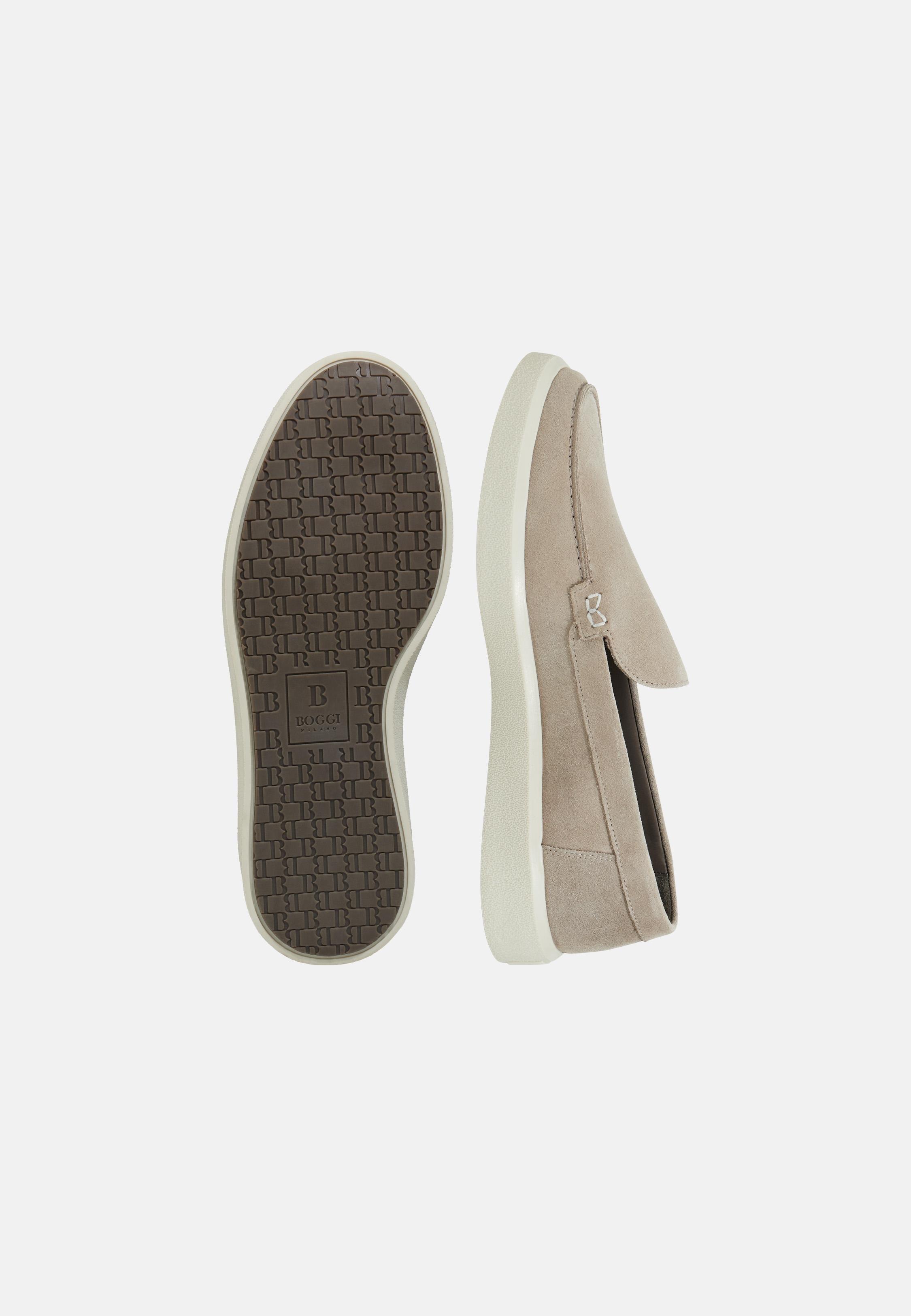 Stratus Loafers In Suede Leather Beige, , large image number 2